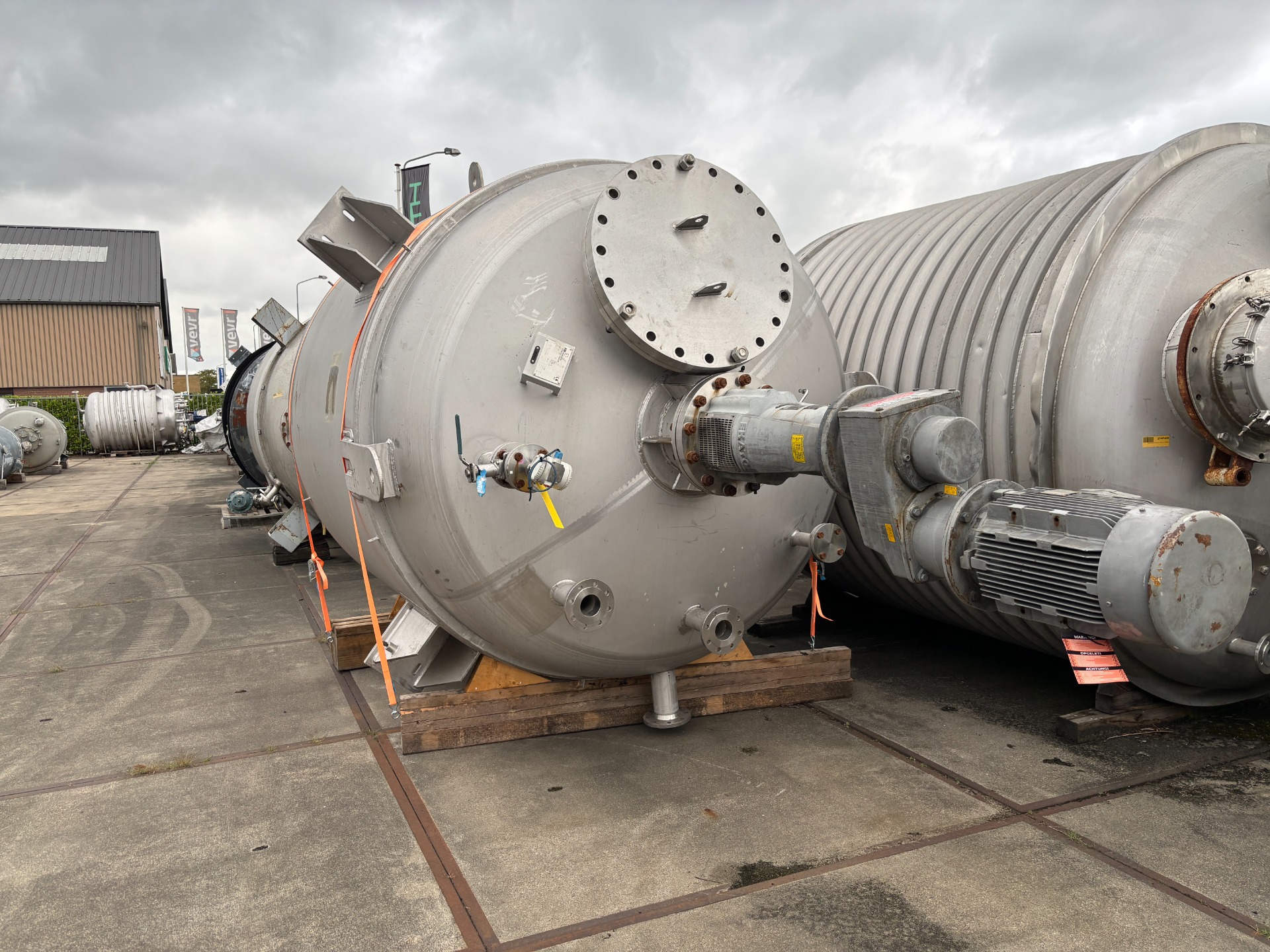 Maschine: FIB 9500 l (2-stage stirrer) - Stainless Steel Reactor Edelstahlreaktoren