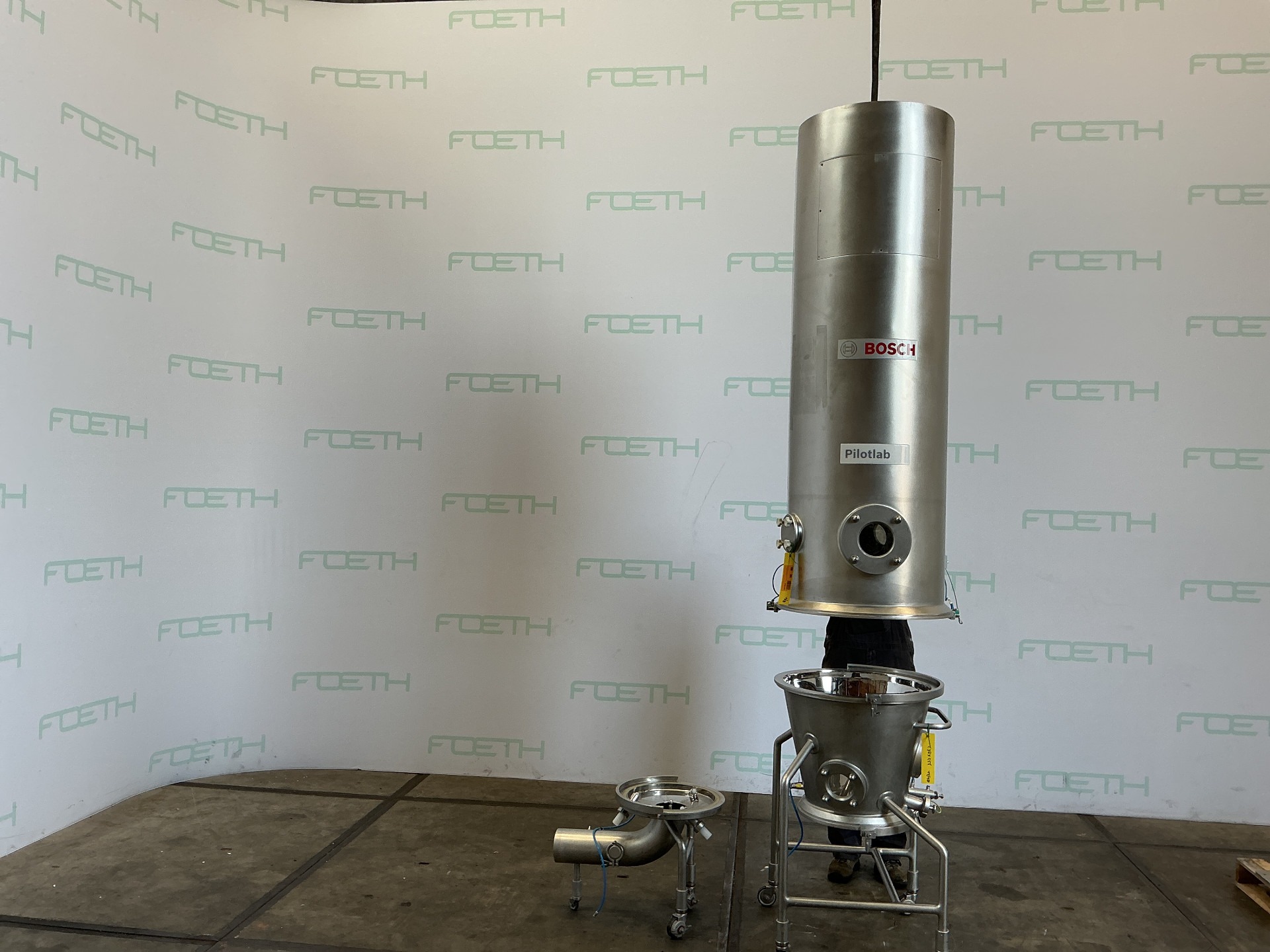 Maschine: BOSCH HüTTLIN  SCHOPFHEIM Pilotlab L - Fluid bed dryer batch Fließbetttrockner Chargen