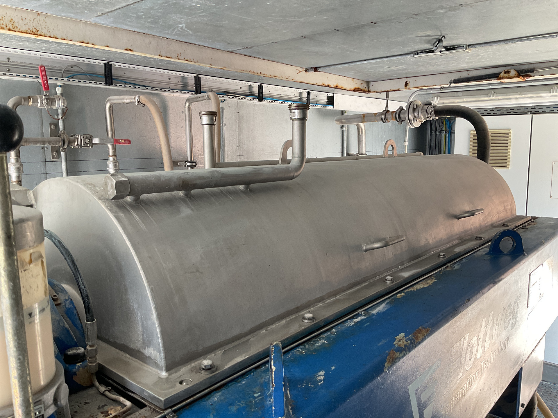 Maschine: FLOTTWEG Z4E-4/451 ( mounted in 20 feet container) - Decant Dekanter