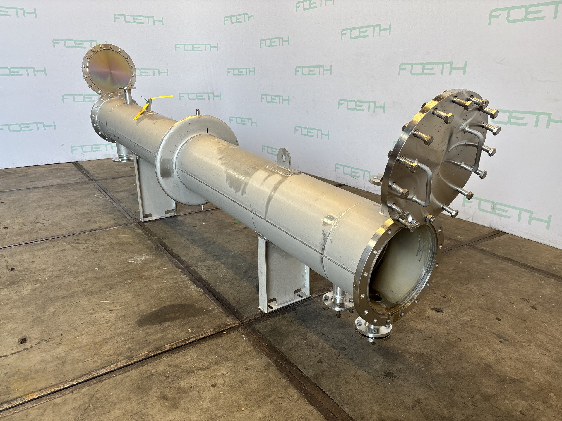 Maschine: TRANSITHERM AD2000 (inclined; 25 m²) - Shell and tube heat exc Rohrbündelwärmetauscher