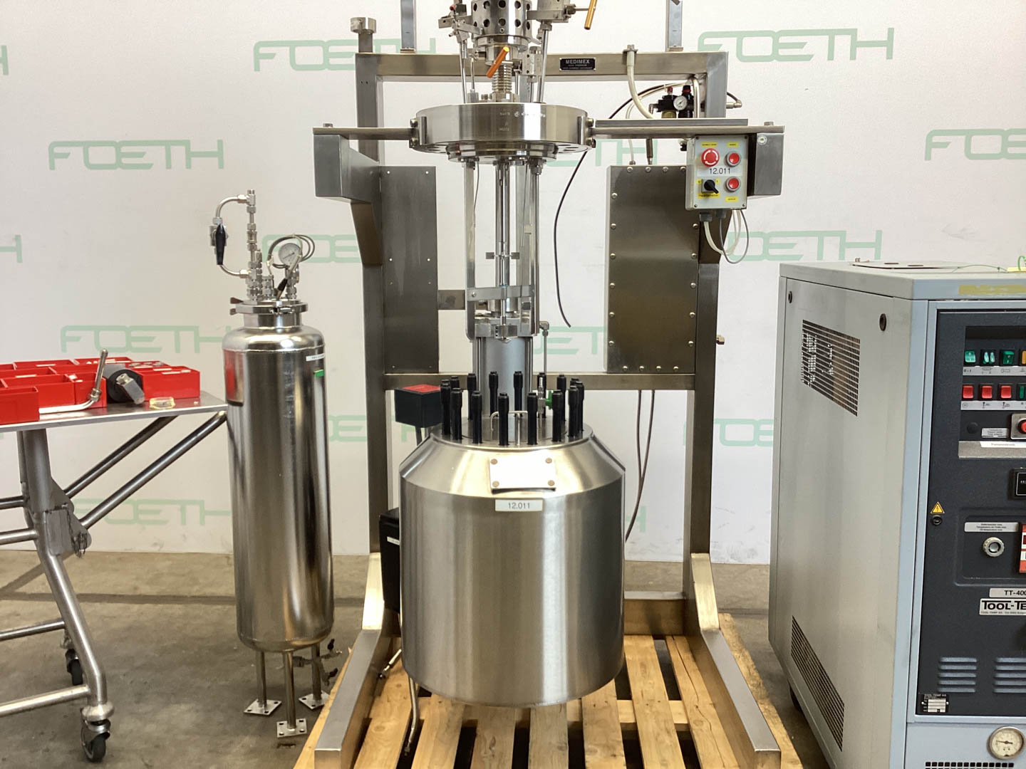 Maschine: MEDIMEX MED 265 (300 bar: 300°C) - Stainless Steel Reactor Edelstahlreaktoren