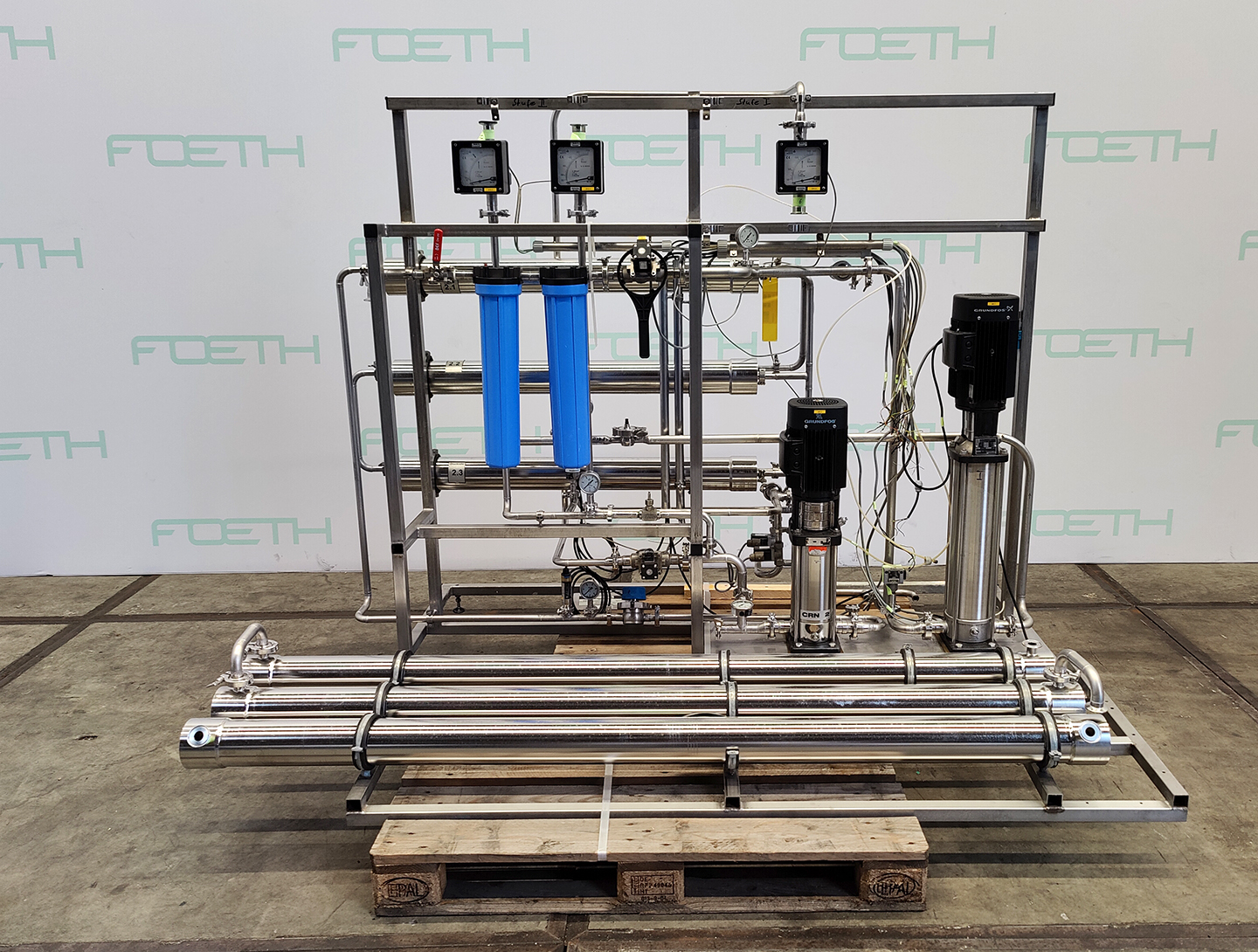 Maschine: PHARTEC KRAUSE RO 600-2 ST Reverse osmosis - Miscellaneous filt Verschiedene Filter