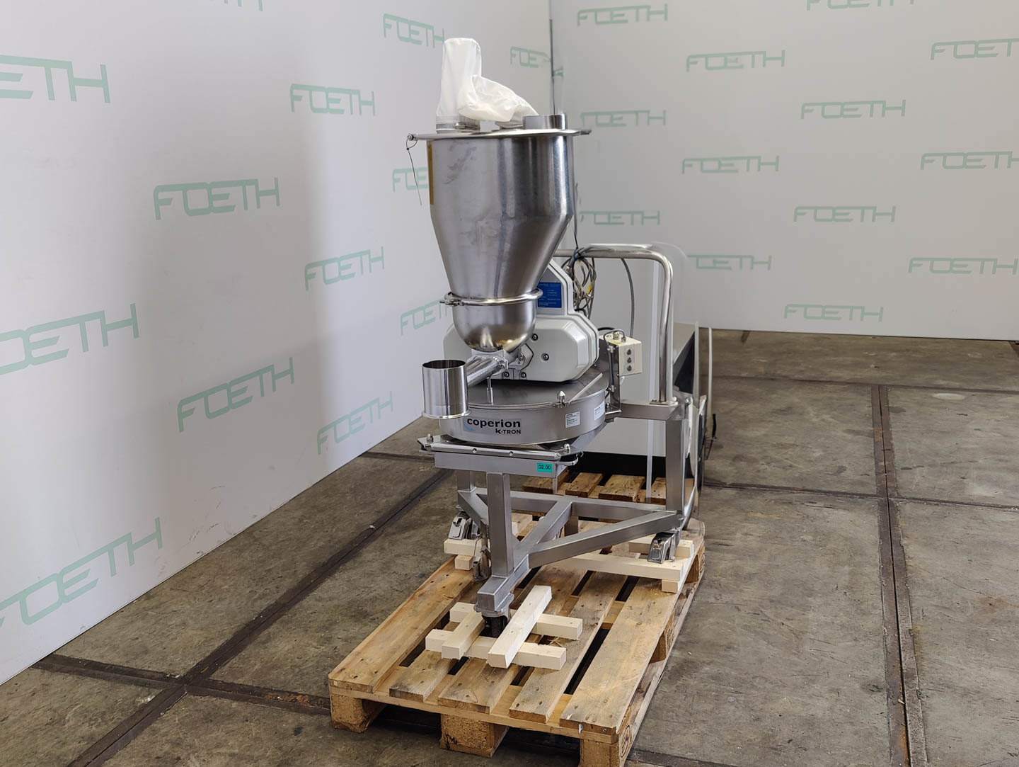 Maschine: K-TRON K2-ML-T35 loss-in-weight feeders - Metering screw Dosierschnecken