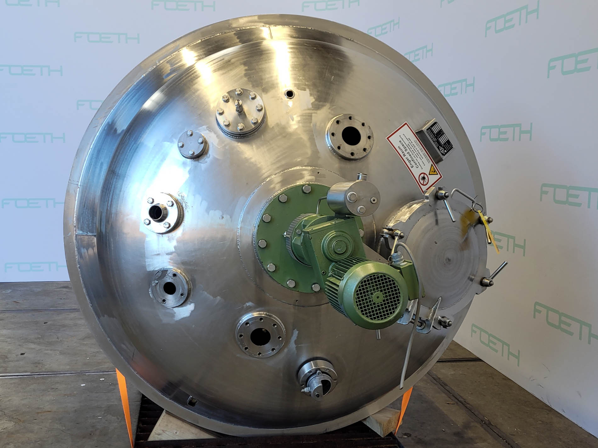 Maschine: ALBI ALOIS BINDERBERGER 4000Ltr. - Bioreactor - Stainless Steel Reactor Organische Stoffe