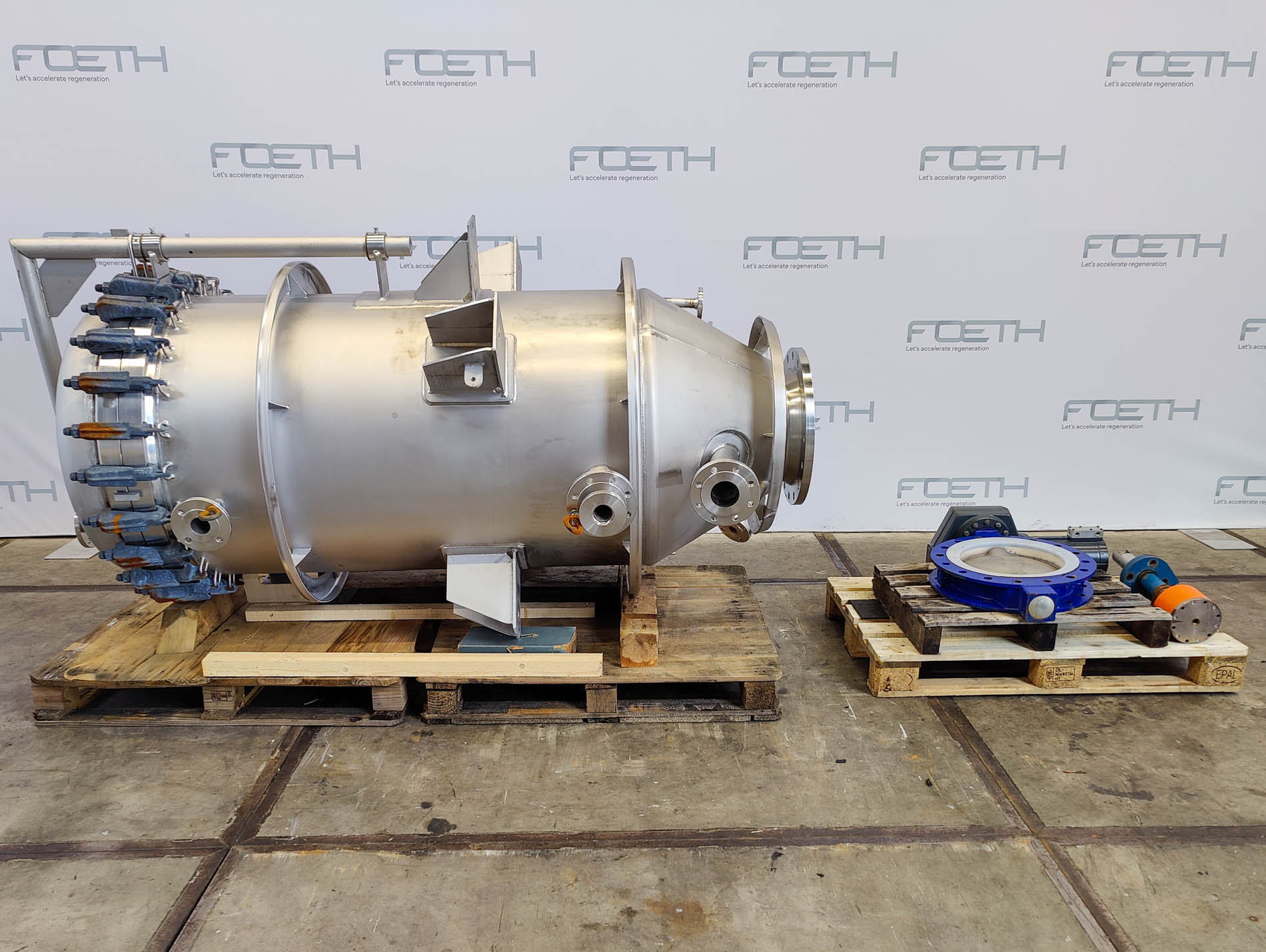 Maschine: LFC LOCHEM MVDCD 900/1000/13.5/11 - Horizontal plate filter Horizontalplattenfilter