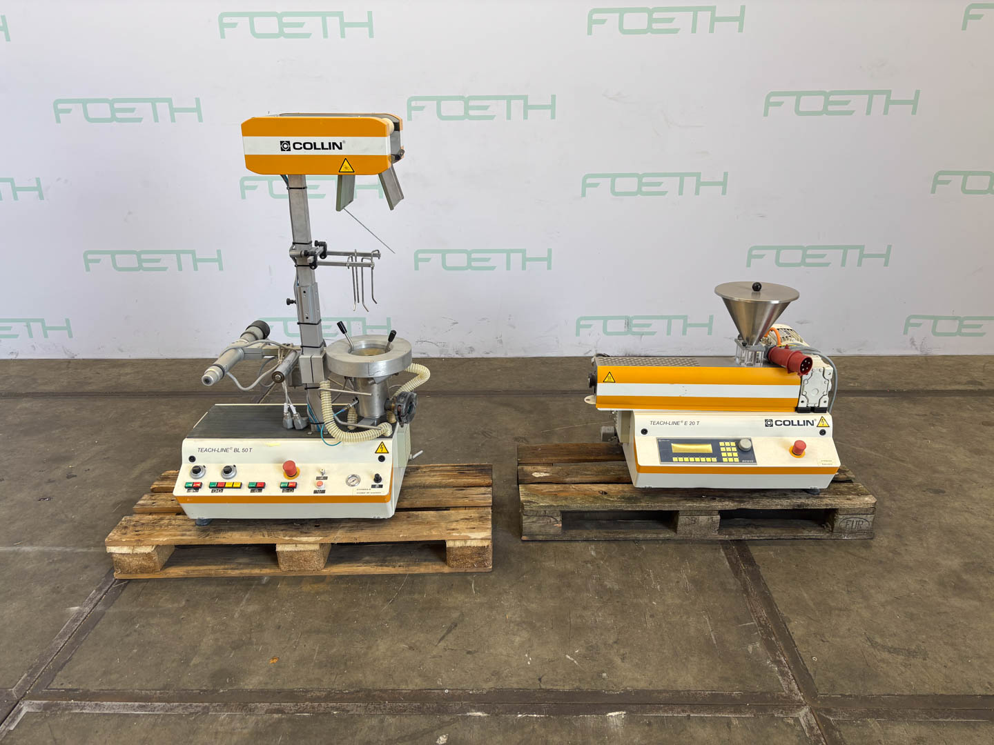 Maschine: COLLIN Teach-Line E20T + BL50T (Blow Film extruder) - Sin Einschneckenextruder