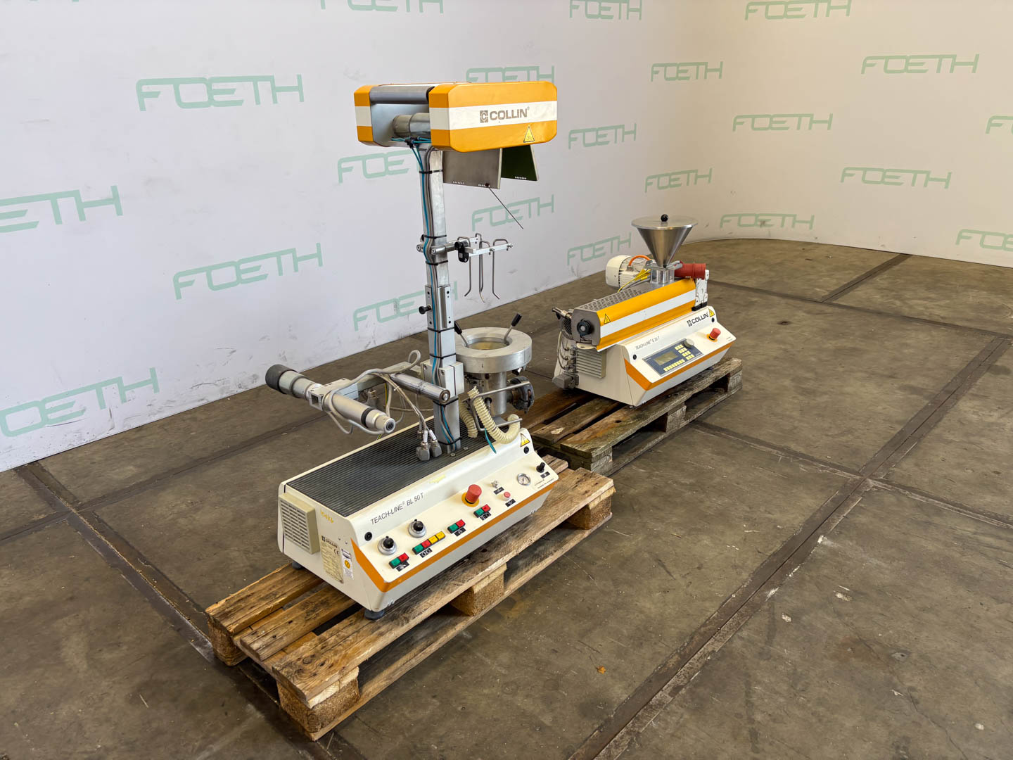 Maschine: COLLIN Teach-Line E20T + BL50T (Blow Film extruder) - Sin Einschneckenextruder