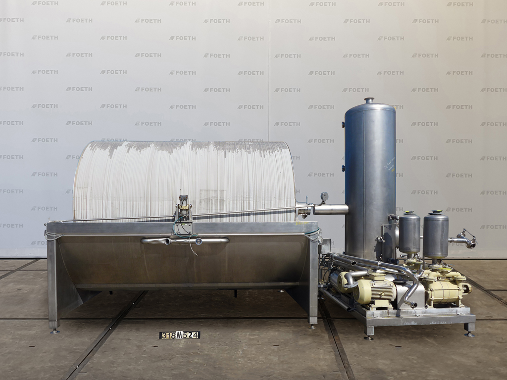 Maschine: SCHENK VDF - Rotating vacuum filter Rotierende Vakuumfilter