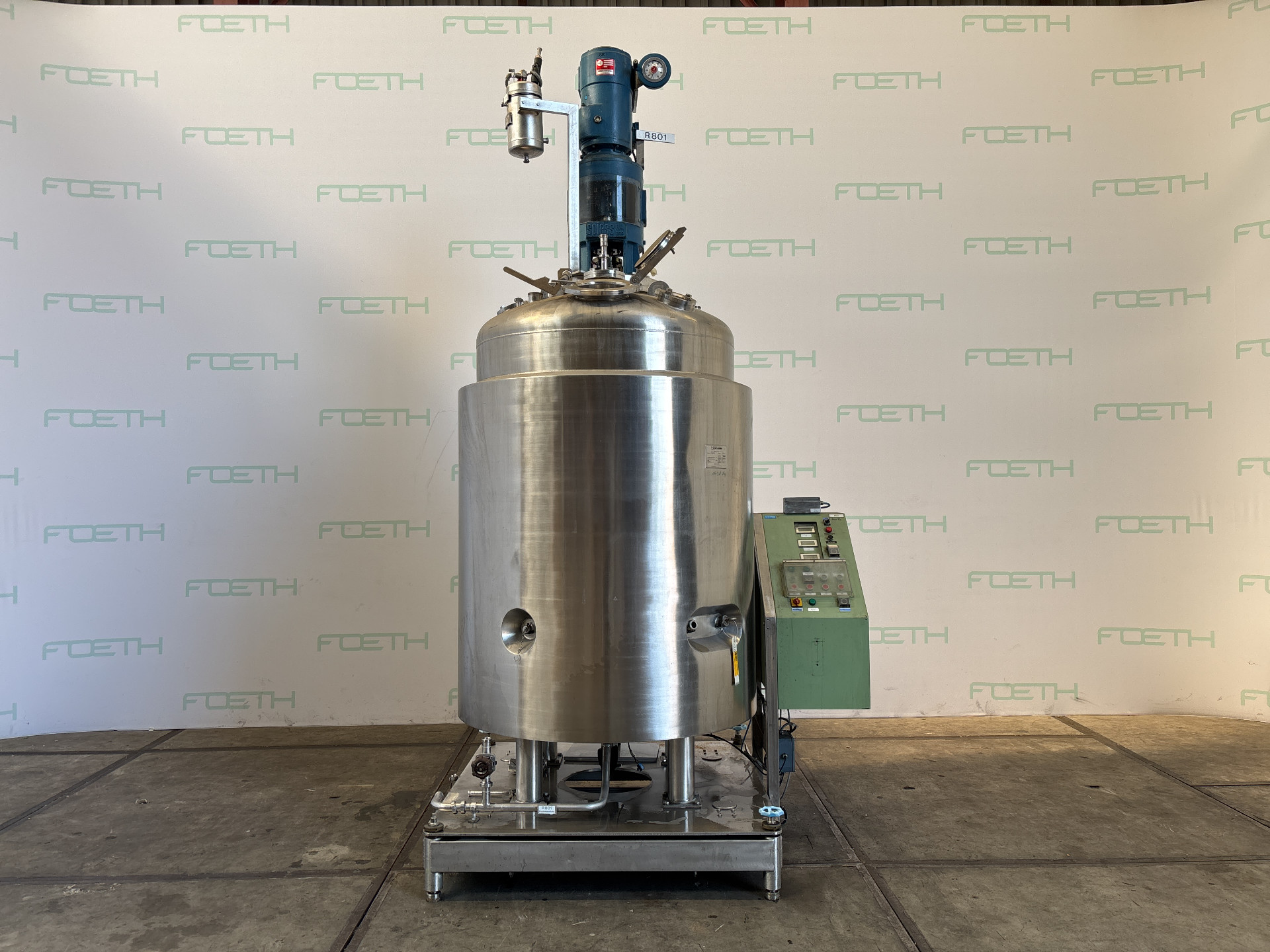 Maschine: HANAG OBERWIL 1600 Ltr. Fermentor (Bio) - Stainless Steel Reacto Rabatt