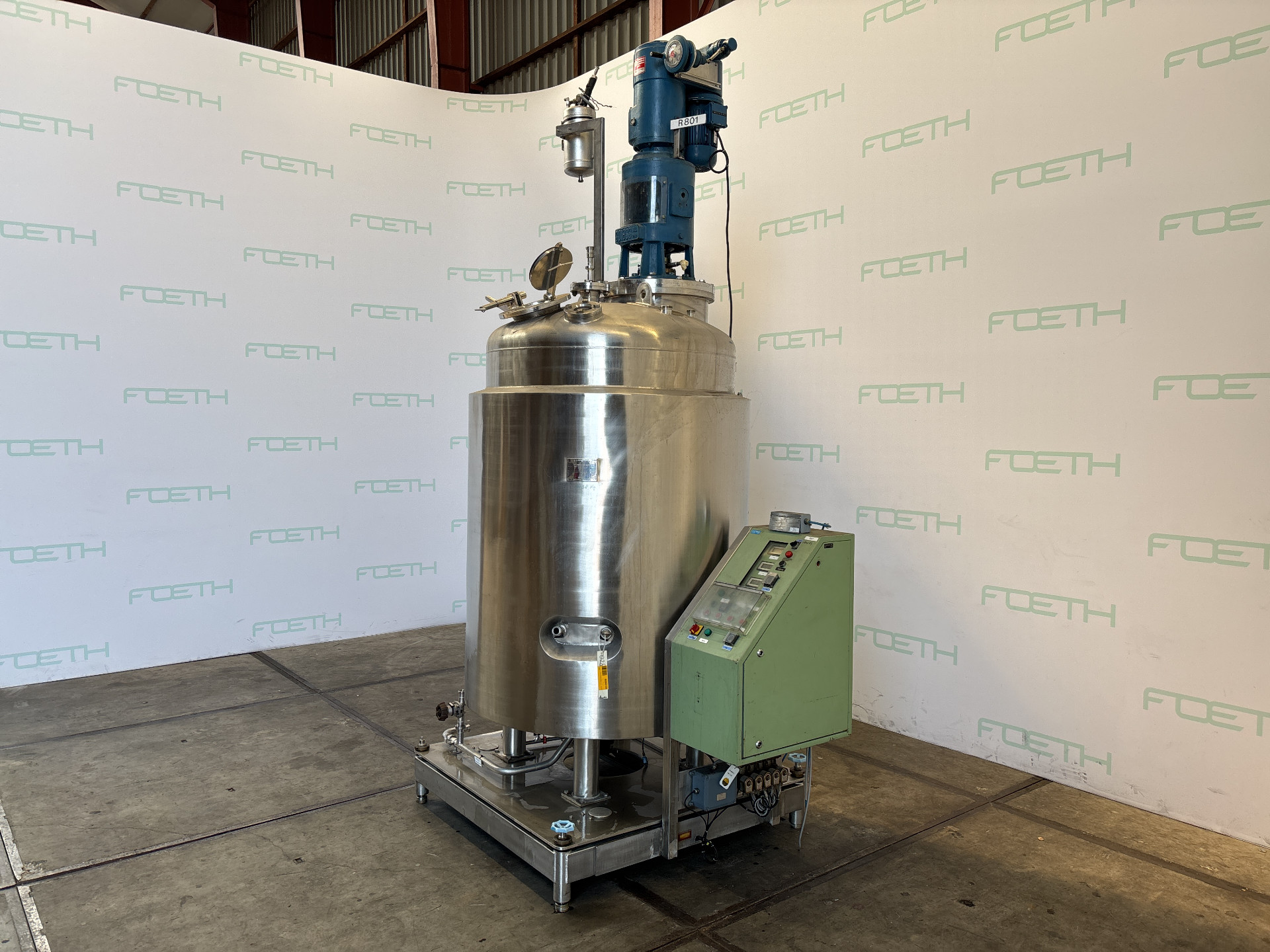 Maschine: HANAG OBERWIL 1600 Ltr. Fermentor (Bio) - Stainless Steel Reacto Rabatt