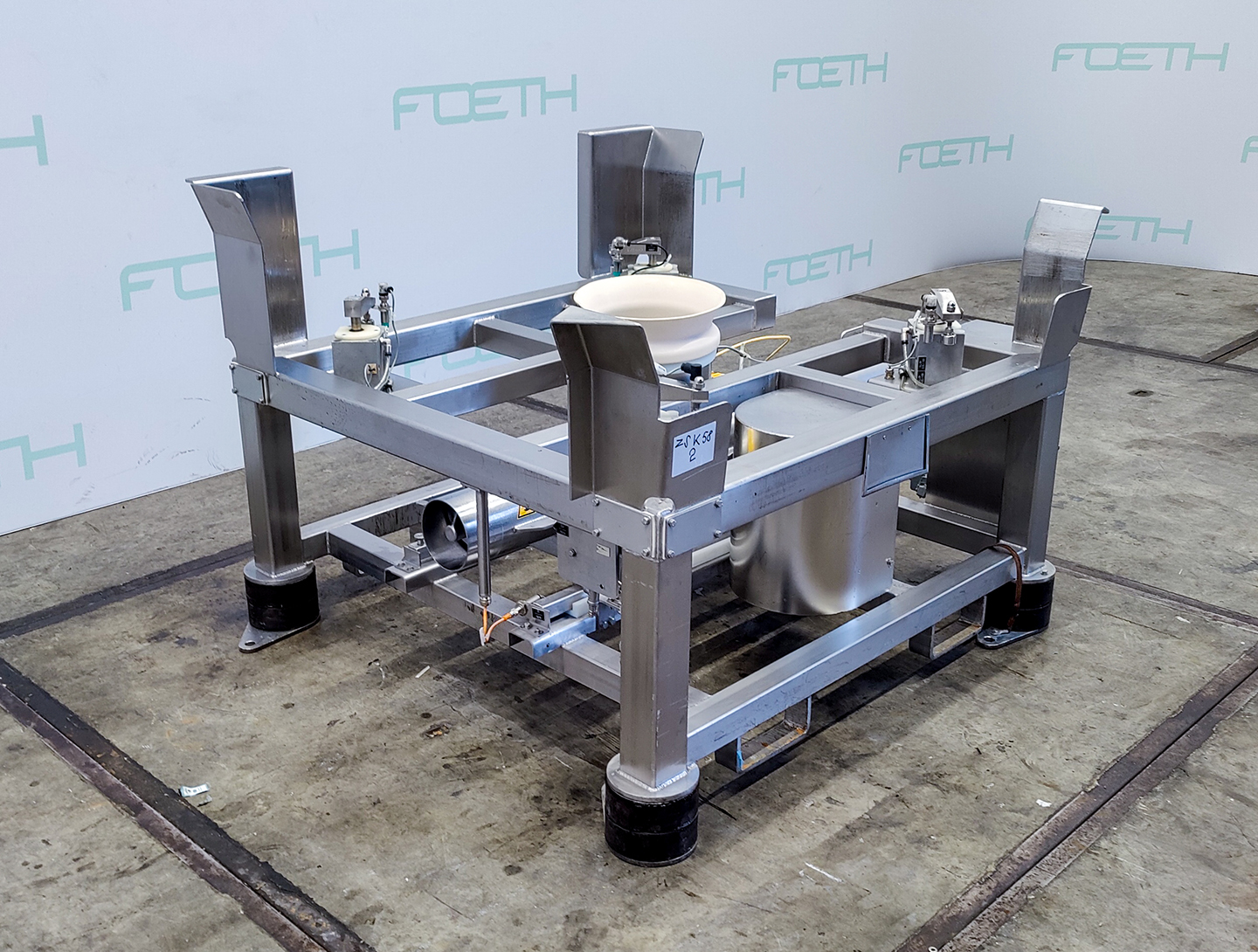 Maschine: AZO 140 x 600 NE250 - Horizontal screw conveyor Getränke