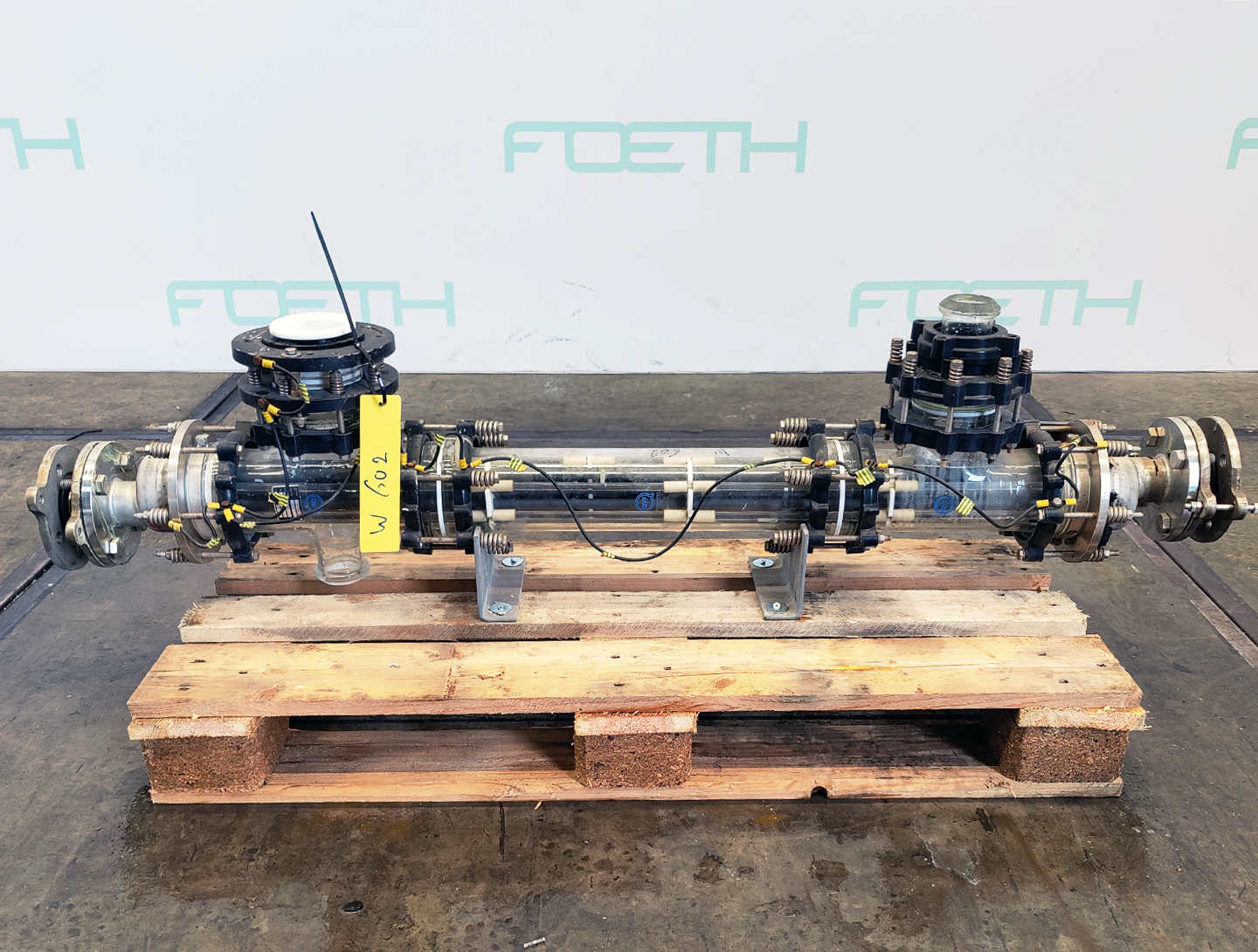 Maschine: QVF GLASSTECHNIK ROB DN100.SIC 05m² - Shell and tube heat exchanger Getränke