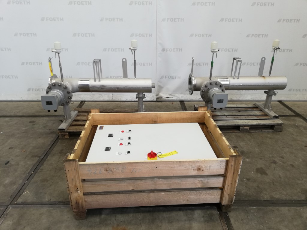 Maschine: ELMESS DHG01B03St/SE-4 flow heater (2x) - Temperature con Temperiergeräte