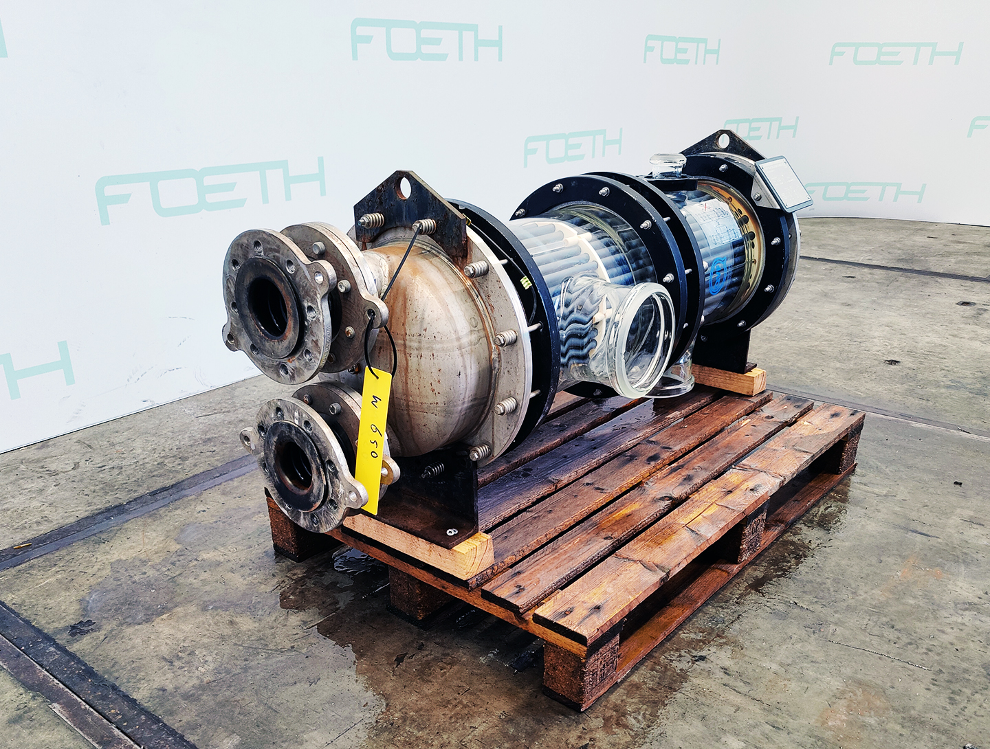 Maschine: QVF GLASSTECHNIK S-ROB45/300/SH/3SIC-4,5m² - Shell and tube heat ex Getränke