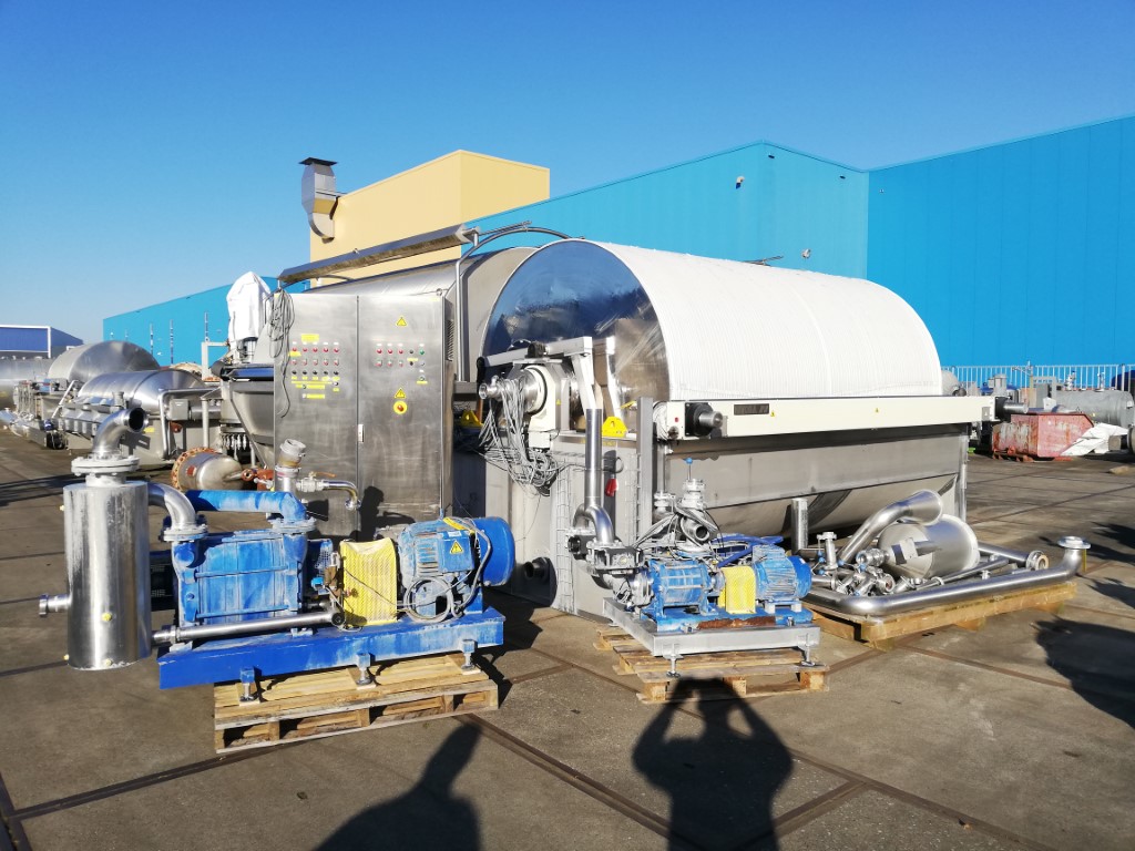 Maschine: NIVOBA VEENDAM FS 250-32L - Rotating vacuum filter Rotierende Vakuumfilter