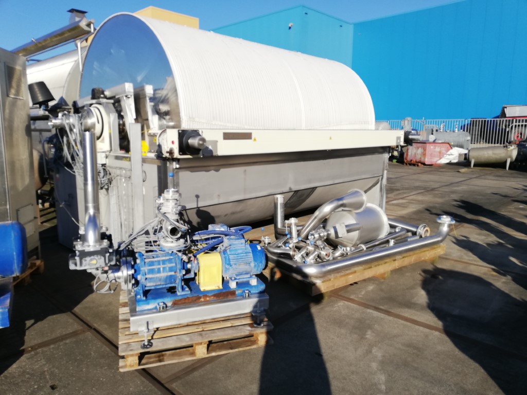 Maschine: NIVOBA VEENDAM FS 250-32L - Rotating vacuum filter Rotierende Vakuumfilter