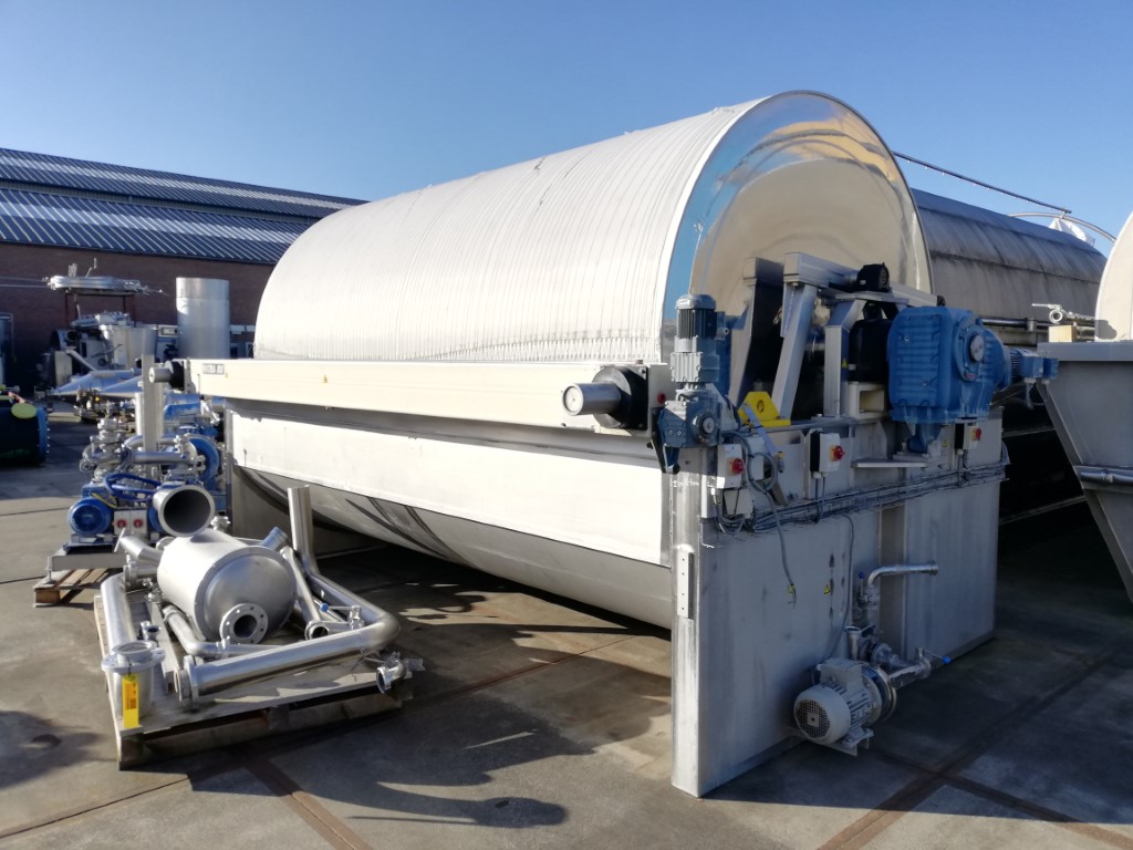 Maschine: NIVOBA VEENDAM FS 250-32L - Rotating vacuum filter Rotierende Vakuumfilter