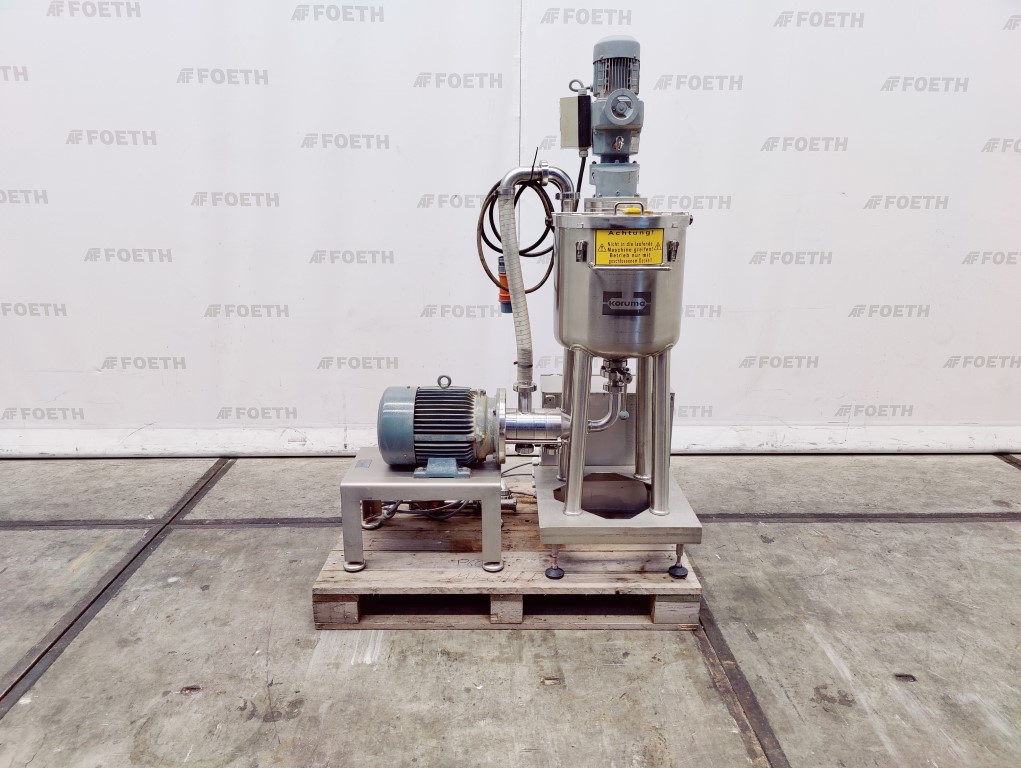 Maschine: ROMACO KORUMA Disho 0/100 Dispersing and Homogenising - Inline m In-Line-Mischer