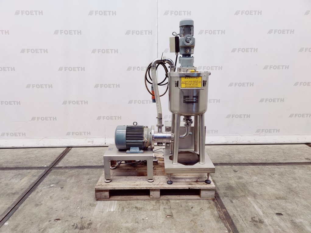 Maschine: ROMACO KORUMA Disho 0/100 Dispersing and Homogenising - Inline m In-Line-Mischer