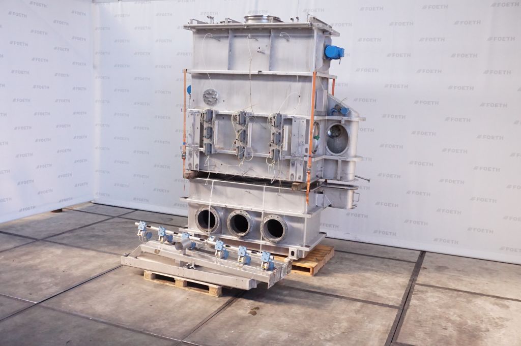 Maschine:  Plug Flow Flex XE 0,60 2/1:0   Fluid bed dryer con Fließsbetttrockner Kontinu