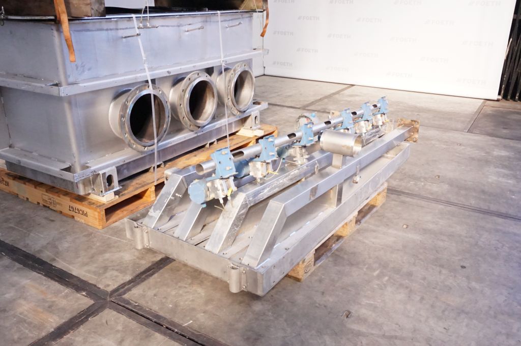 Maschine:  Plug Flow Flex XE 0,60 2/1:0   Fluid bed dryer con Fließsbetttrockner Kontinu