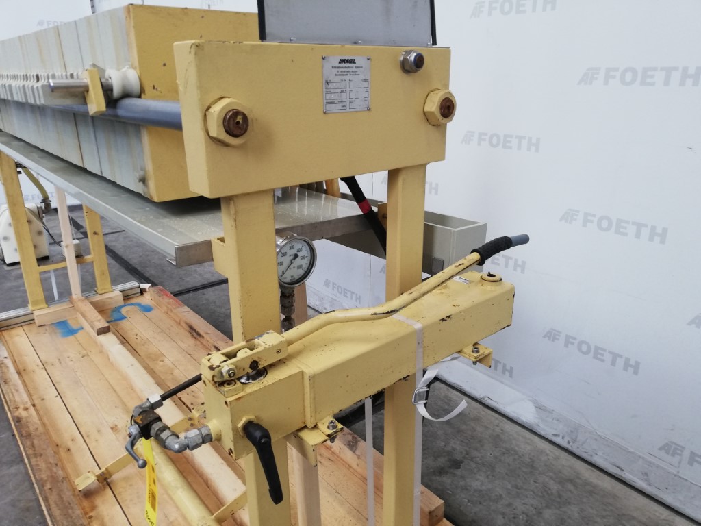 Maschine: ANDRITZ SEPARATION Figur 021 14 - Filterpress Filterpressen