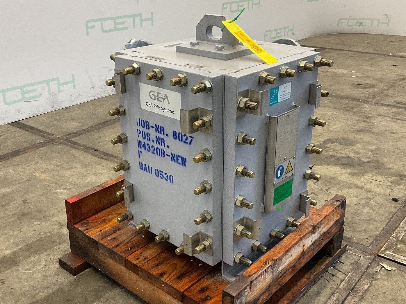 Maschine: GEA PHE SYSTEMS BT30-5C-10V-80 - Plate heat exchanger Plattenwärmetauscher