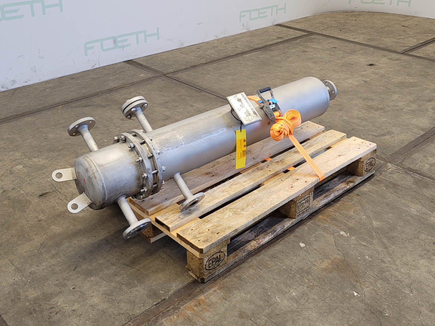 Maschine: SAG 1m² ASME VIII Div. 1 - Shell and tube heat exchang Feste Pharmazeutika