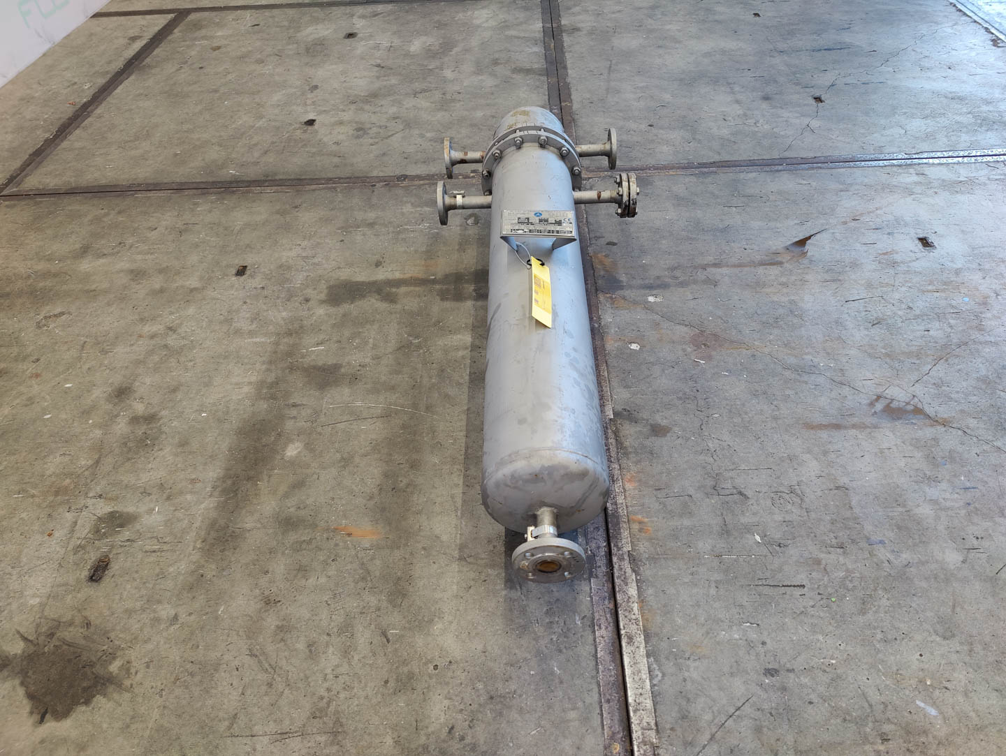 Maschine: SAG ASME VIII DIV 1 1m² - Shell and tube heat exchange Feste Pharmazeutika