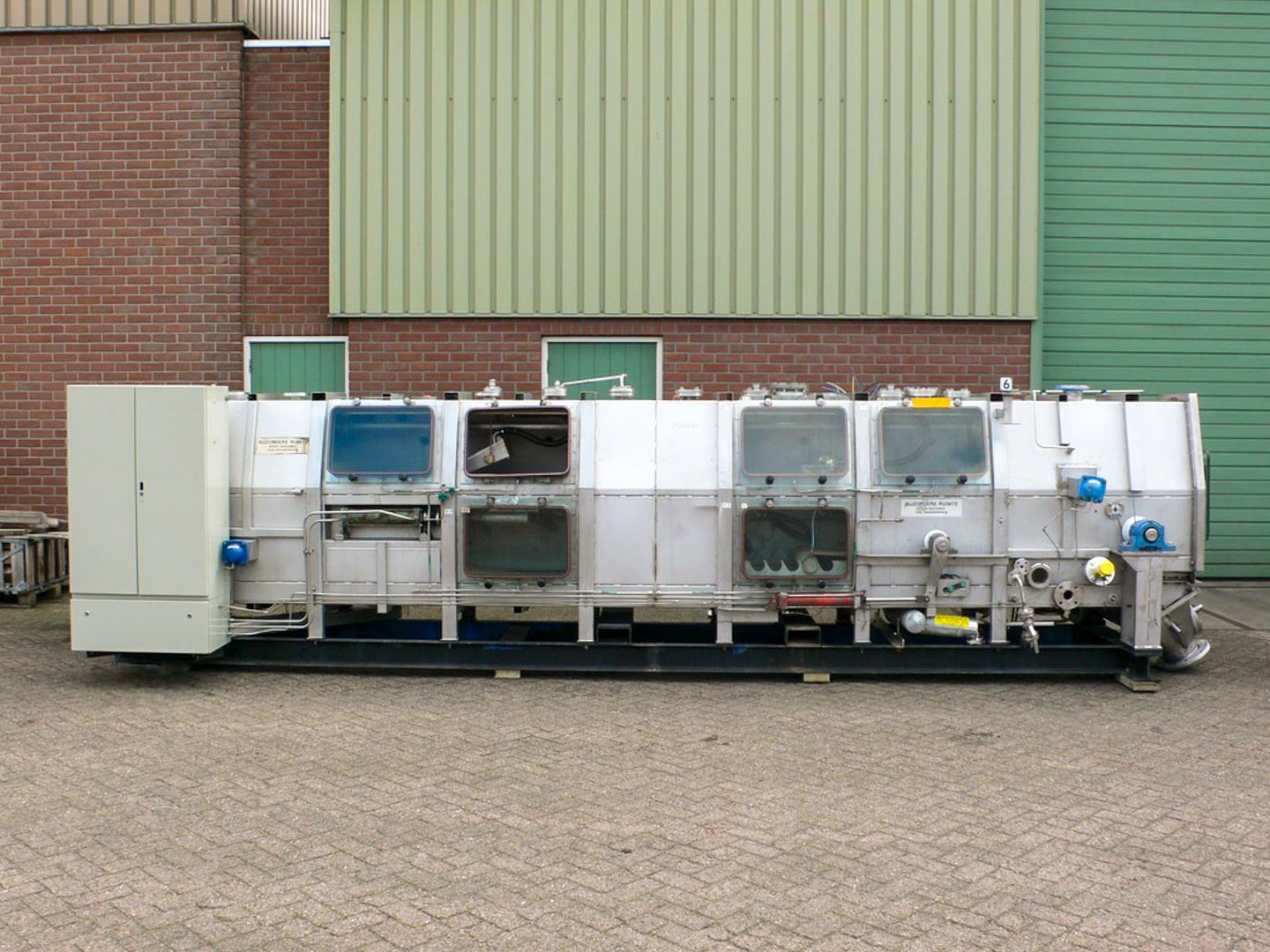 Maschine: PANNEVIS RT 0,25 X 4,0 M 1m²  (Hastelloy) - Vacuum belt fil Vakuumbandfilter