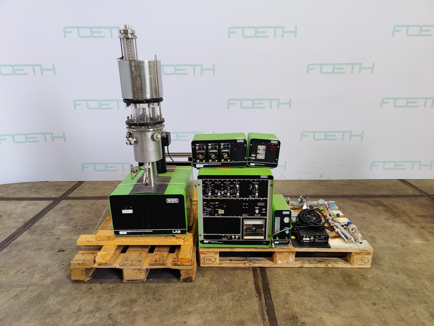 Maschine: MBR BIO REACTOR FERMENTOR Labor 7Ltr. - Stainless Steel Reactor Lösungsmittel