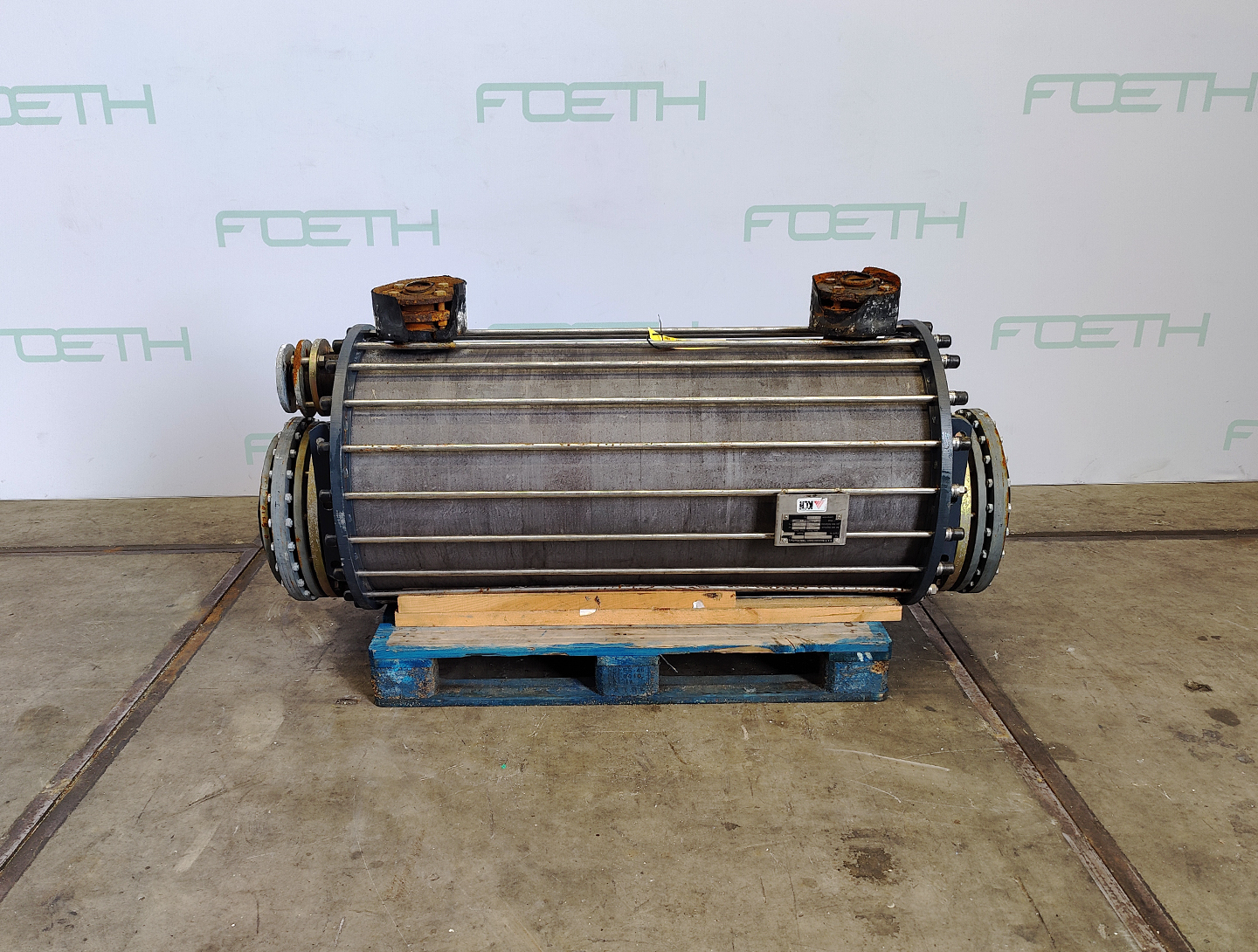 Maschine: GAB NEUMANN H-B-11,5 11,5m² ringnut - Shell and tube heat ex Kunststoff und Gummi