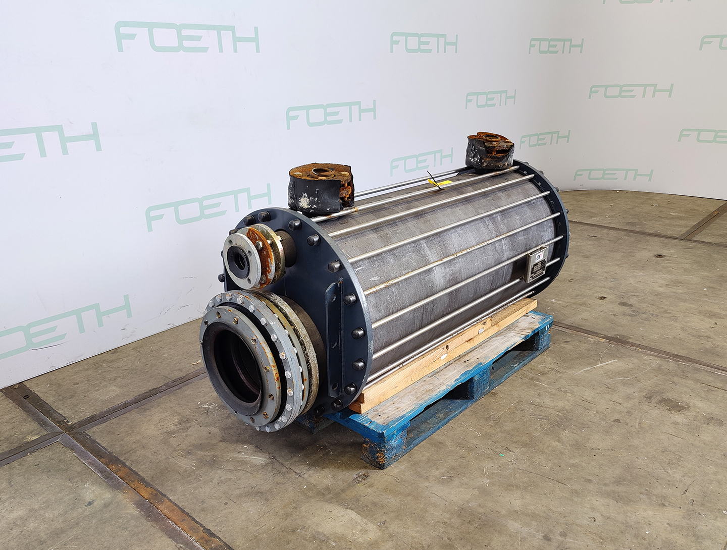 Maschine: GAB NEUMANN H-B-11,5 11,5m² ringnut - Shell and tube heat ex Kunststoff und Gummi