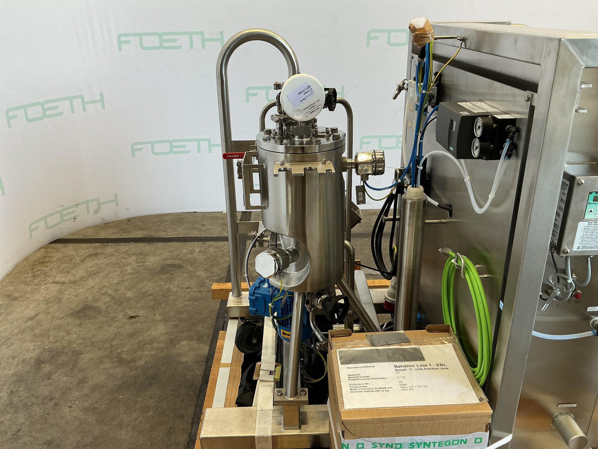 Maschine: PHARMATEC 6 Ltr mobile pharma reactor - NEW. - Stainless Ste Lösungsmittel