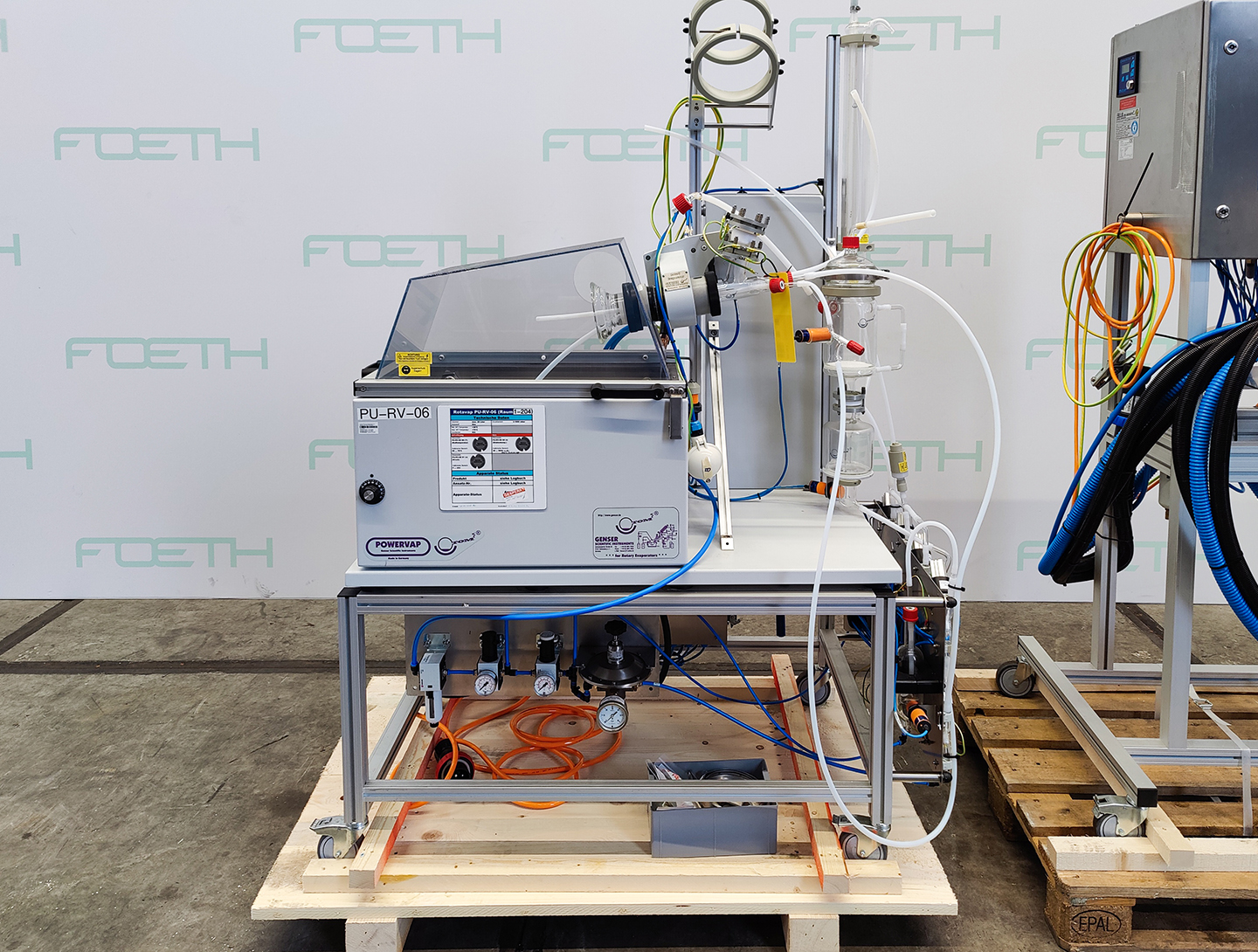 Maschine: GENSER SCIENTIFIC Powervap 20 EX continuous - Rotary evaporator Lösungsmittel