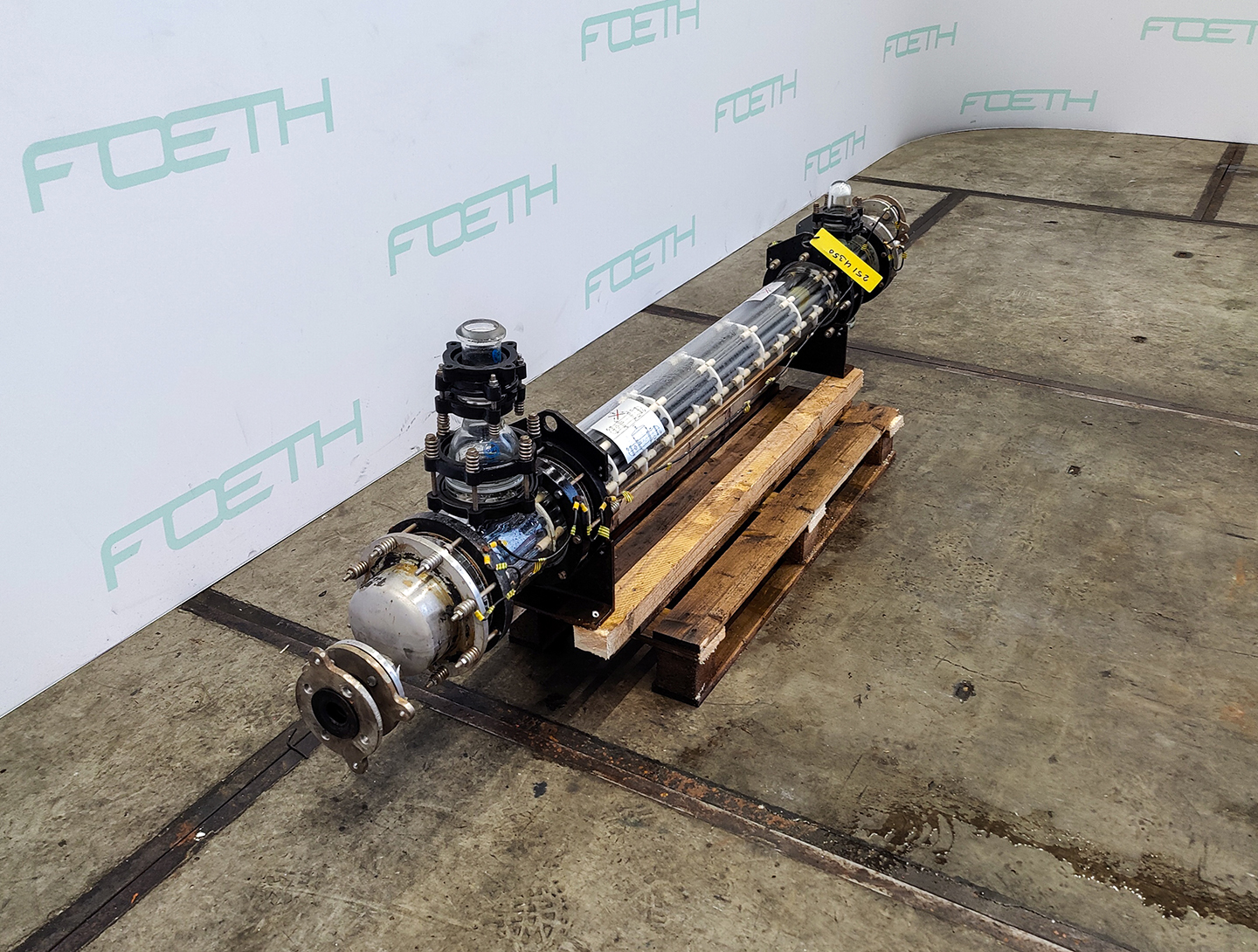 Maschine: QVF GLASSTECHNIK ROB32/150/SH/3/SIC - 3,2 m² - Shell and tube heat Kunststoff und Gummi