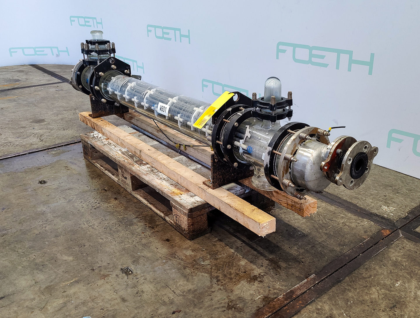 Maschine: QVF GLASSTECHNIK ROB32/150/SH/3/SIC - 3,2 m² - Shell and tube heat Kunststoff und Gummi