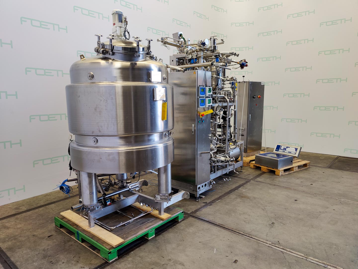 Maschine: PIERRE GUERIN Bioreactor 750 l - Stainless Steel Reactor Kunststoffe und Polymere