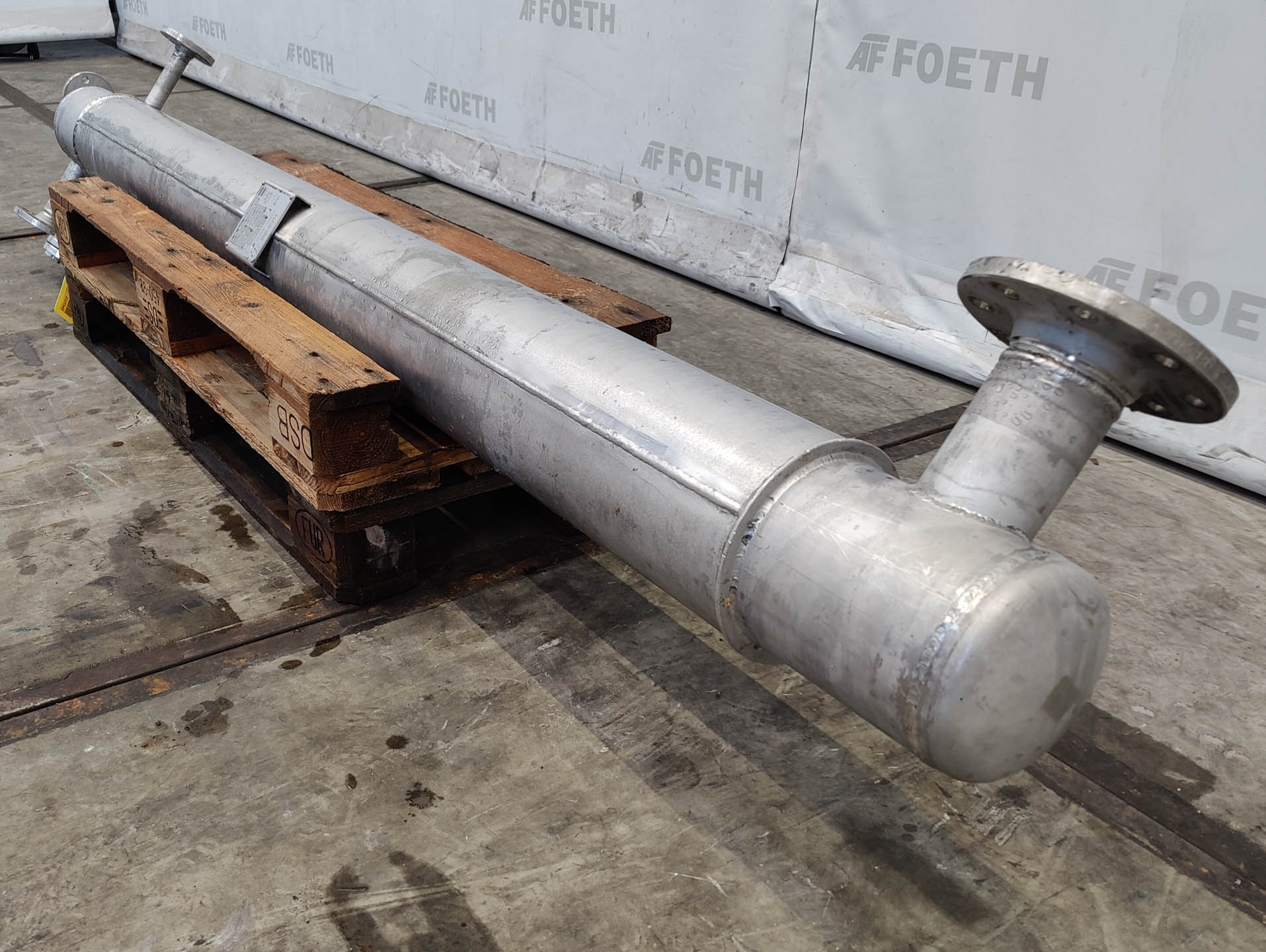 Maschine: KUEHNI finned tube heat exchanger) 6,3m² - Shell and tub Gewürze