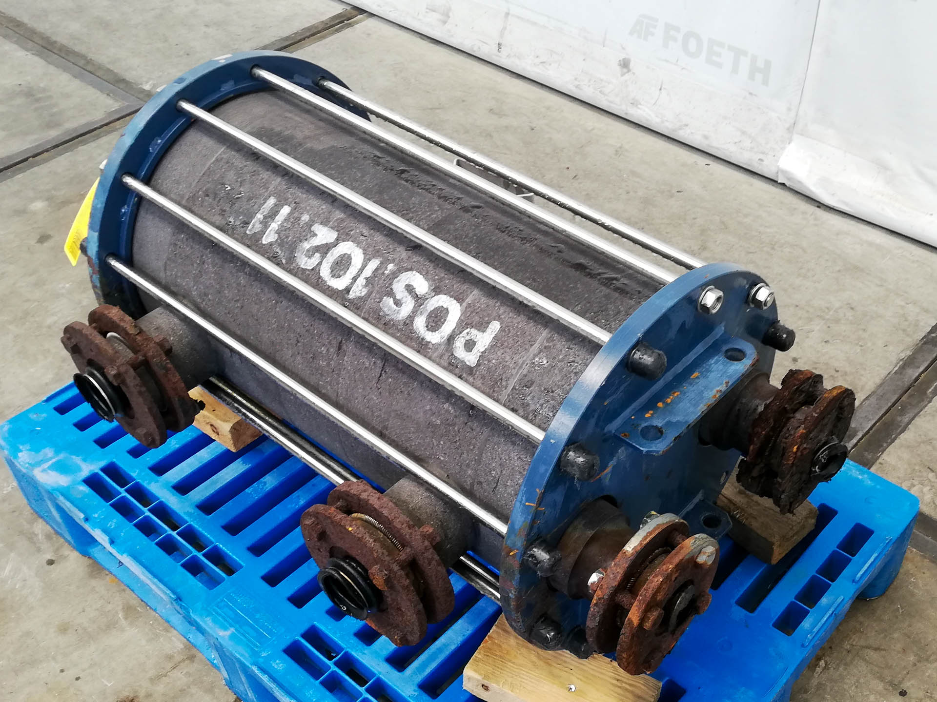 Maschine: GAB NEUMANN H-B-2,5 - Shell and tube heat exchanger Gewürze