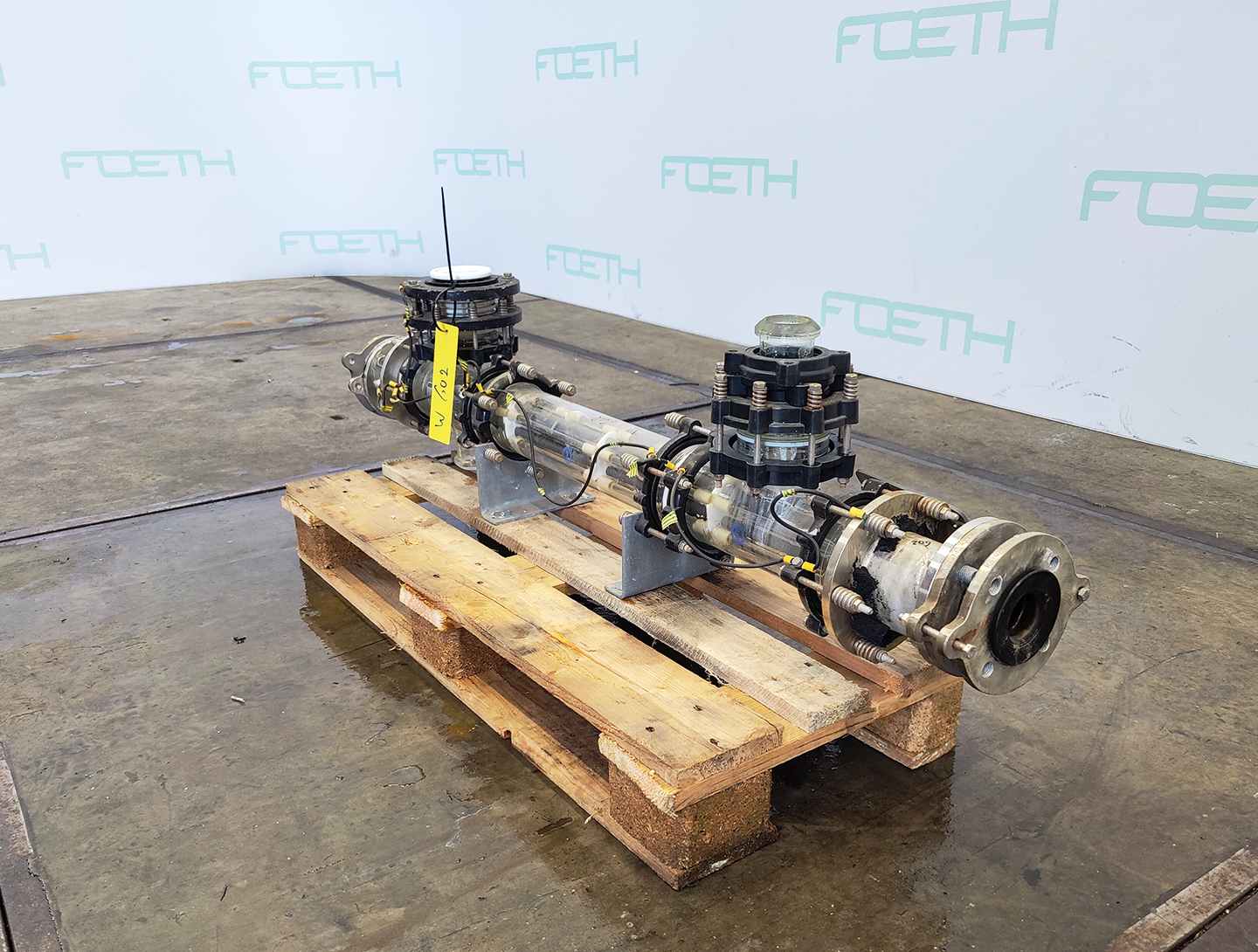 Maschine: QVF GLASSTECHNIK ROB DN100.SIC 05m² - Shell and tube heat exchanger Gewürze