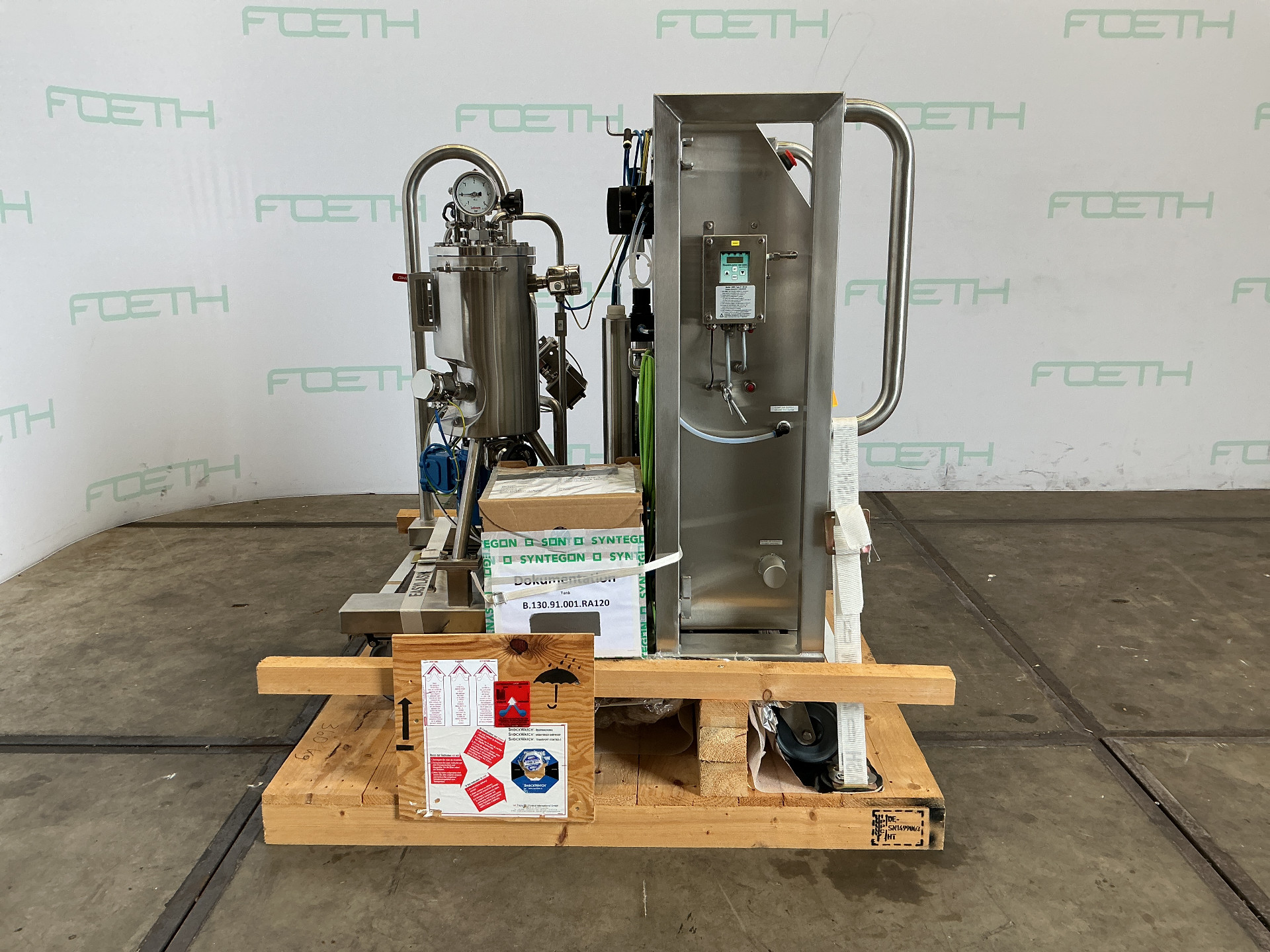 Maschine: PHARMATEC 6 Ltr mobile pharma reactor - NEW - Stainless Stee Kunststoffe und Polymere