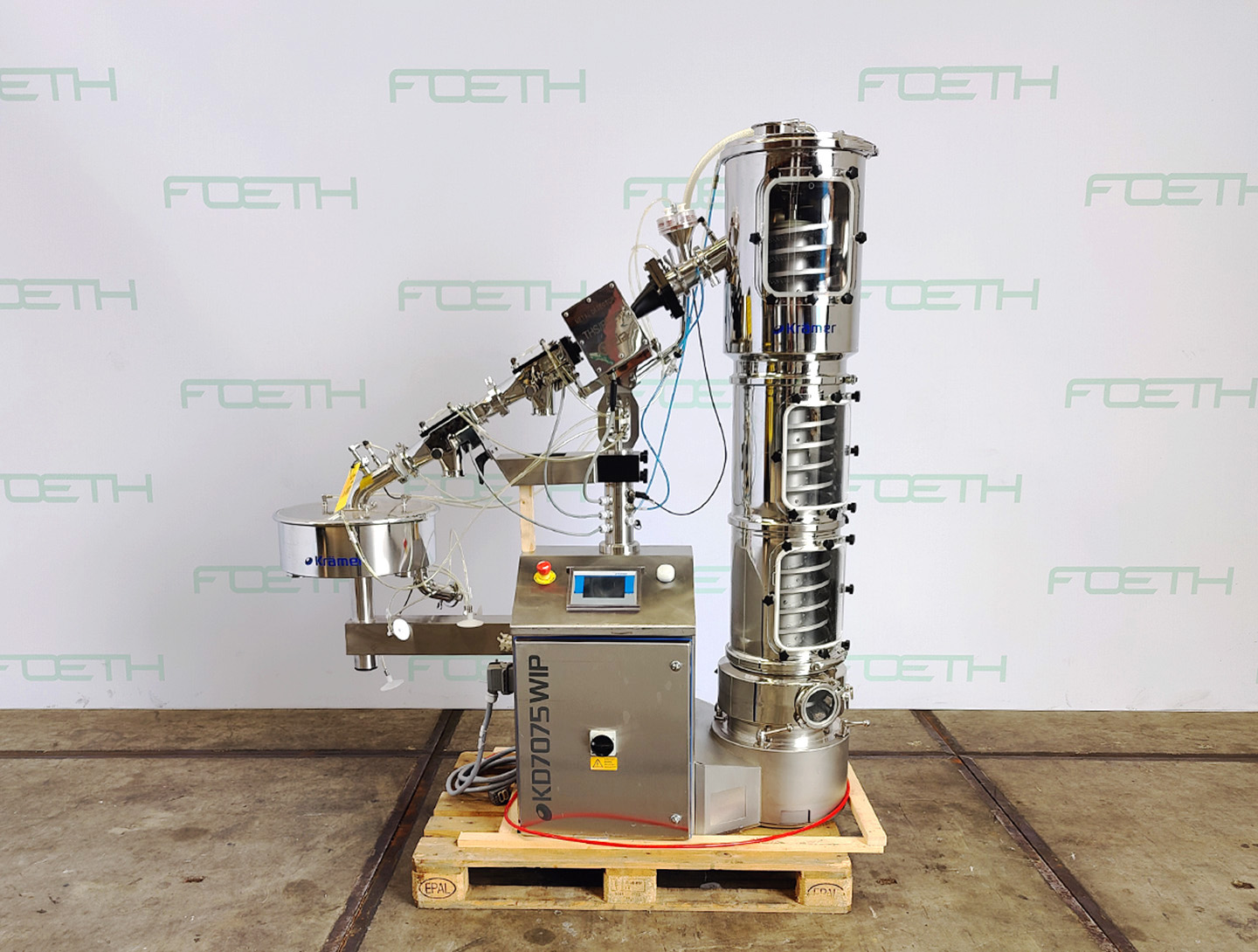 Maschine: KRäMER KD 7075 -  tablet deduster with electronic metal d API