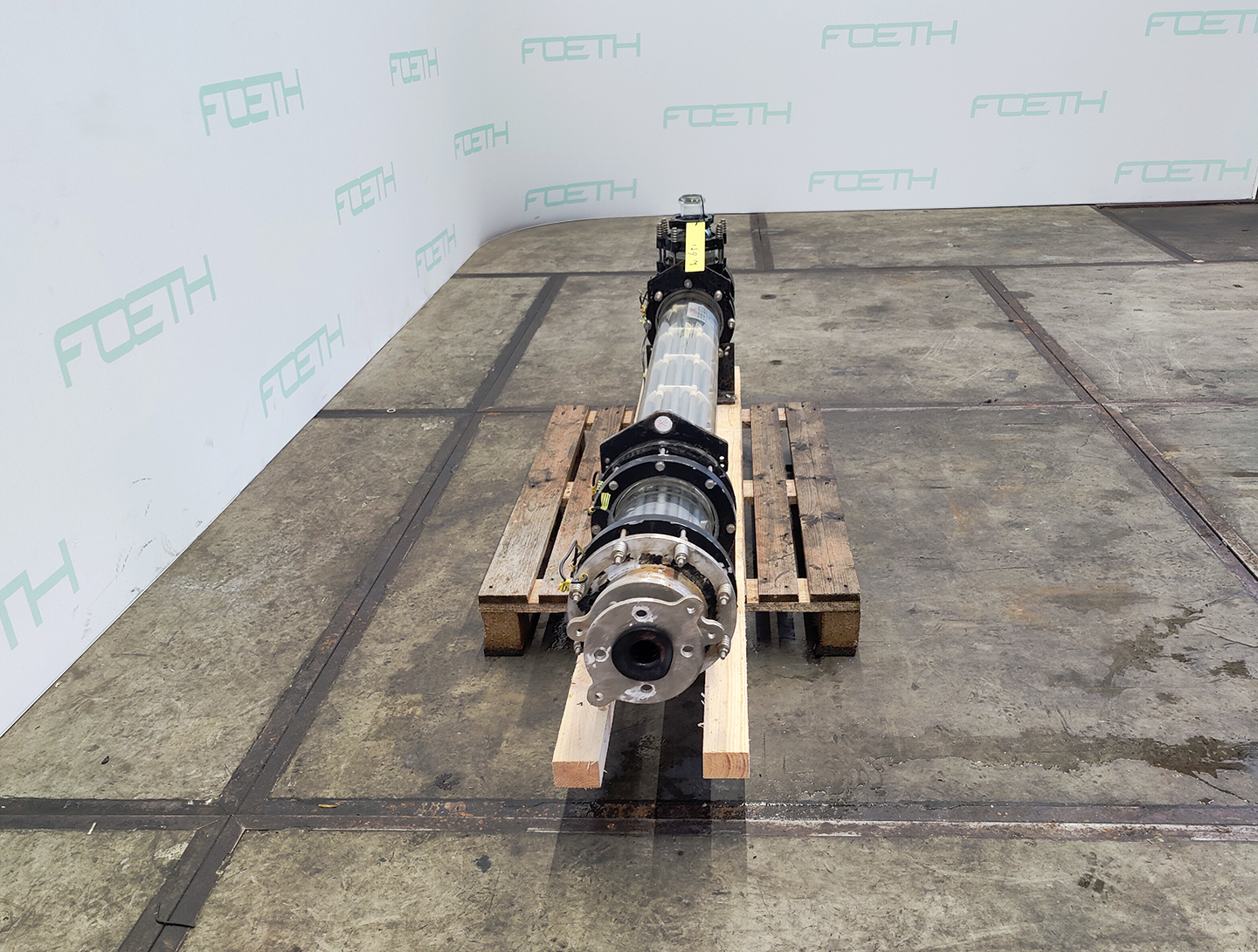 Maschine: QVF GLASSTECHNIK ROB 32/150/SH/3/SIC - 3,2 m² - Shell and tube heat Gewürze