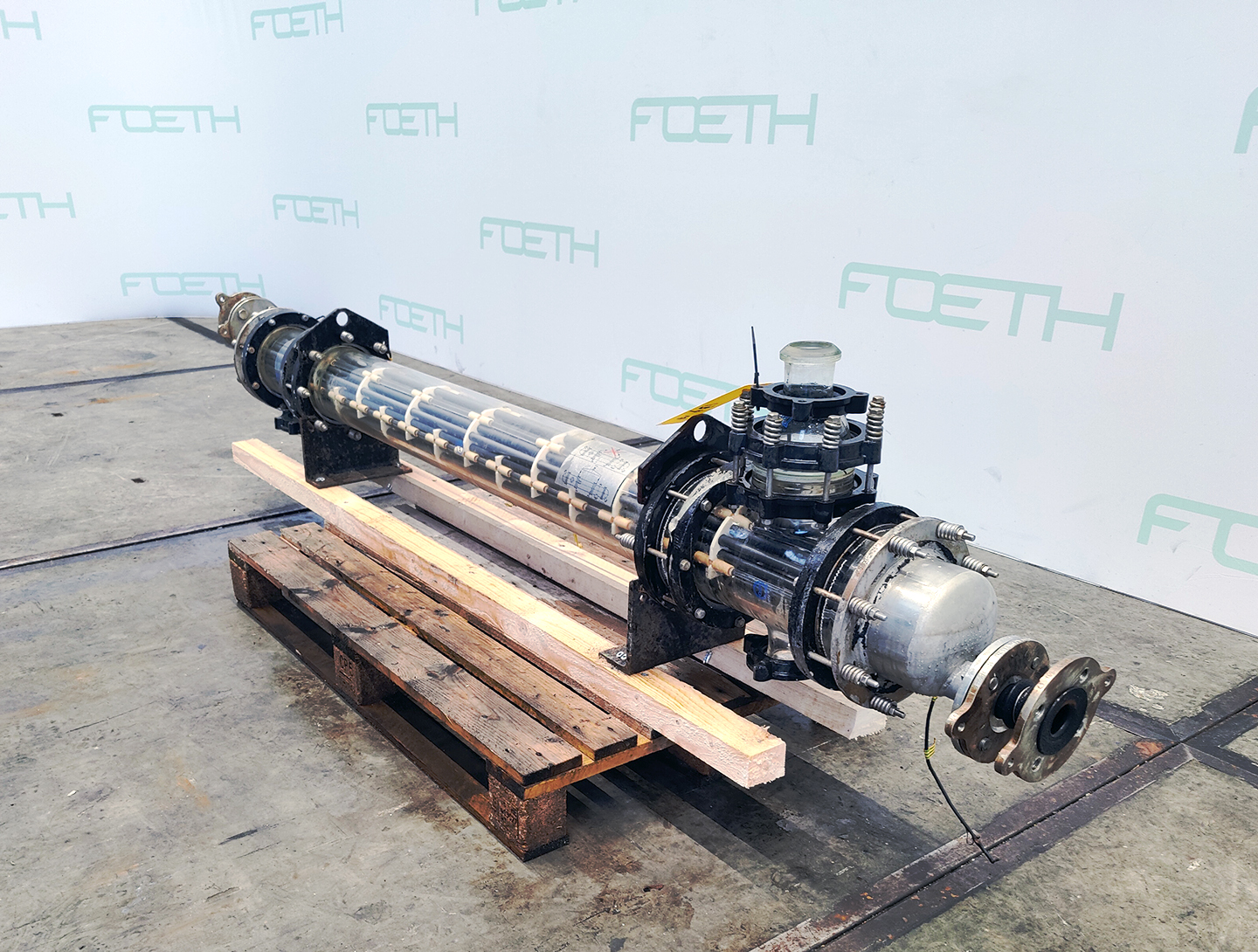 Maschine: QVF GLASSTECHNIK ROB 32/150/SH/3/SIC - 3,2 m² - Shell and tube heat Gewürze