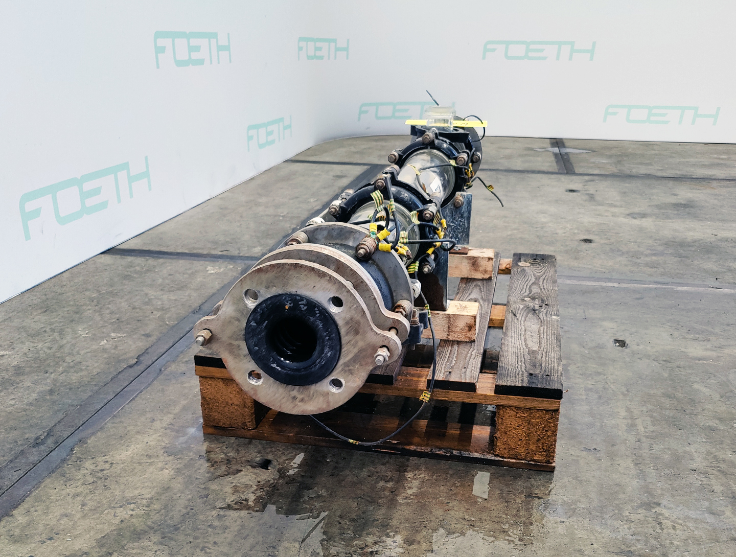 Maschine: QVF GLASSTECHNIK ROB DN100 SIC 0.5m² - Shell and tube heat exchange Gewürze