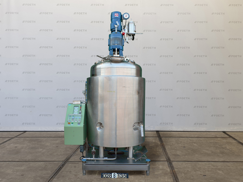 Maschine: HANAG OBERWIL 1600 Ltr. Fermentor (Bio) - Stainless Steel Reacto Kunststoffe und Polymere