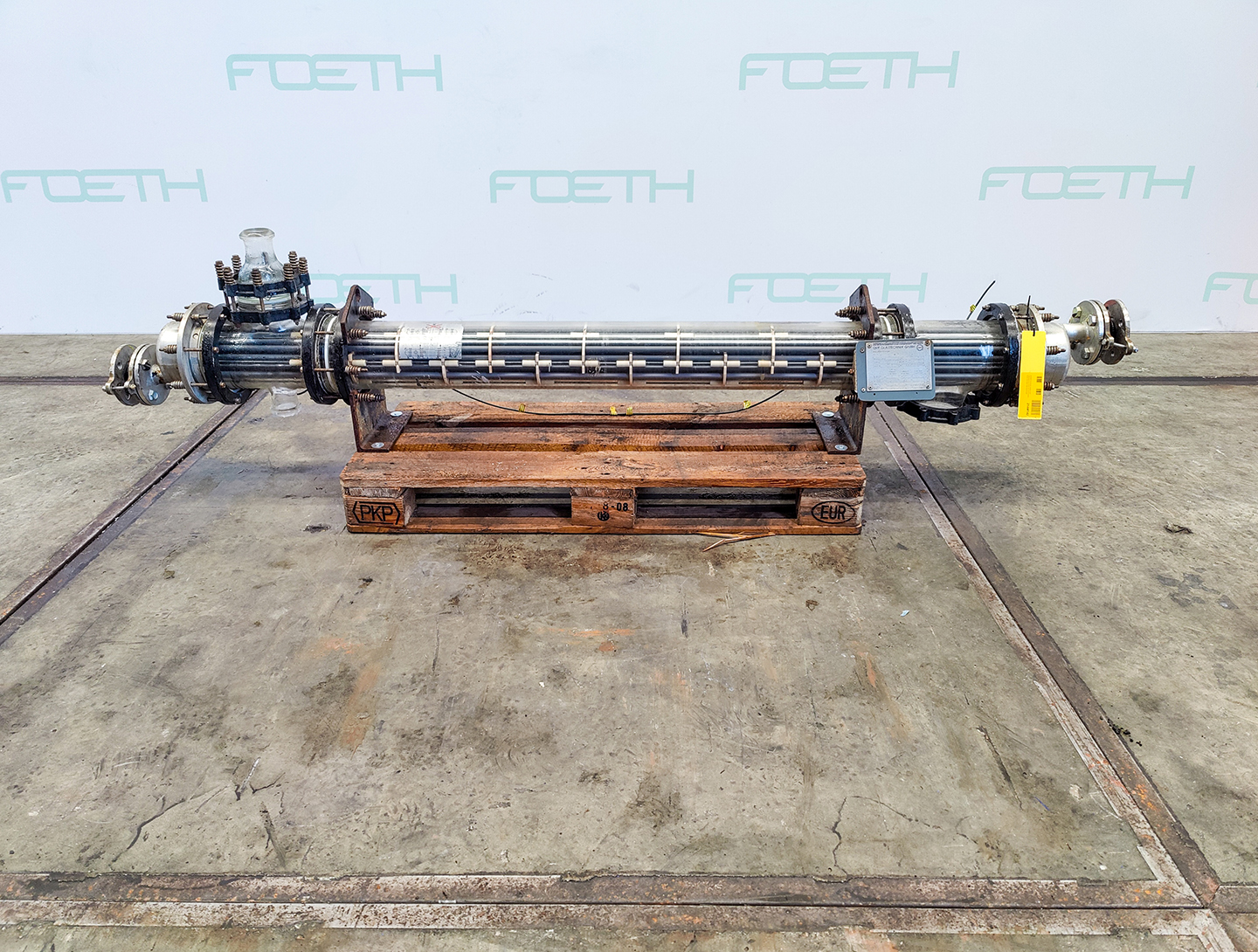 Maschine: QVF GLASSTECHNIK ROB 32/150/SH/3/SIC - 3,2 m² - Shell and tube heat Gewürze