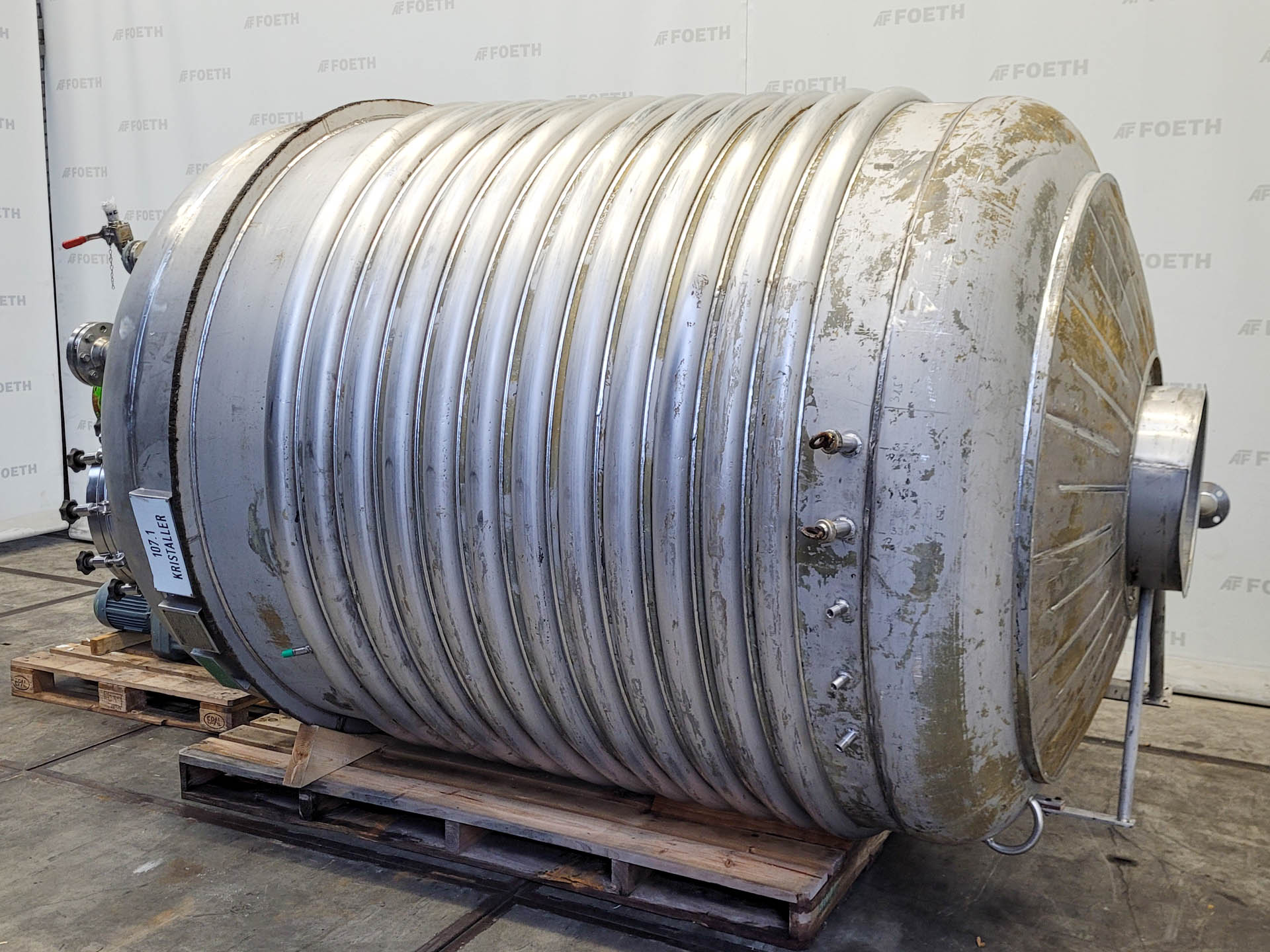 Maschine: ENCO 6300 Ltr. (bio-)reactor - Stainless Steel Reactor Kunststoffe und Polymere