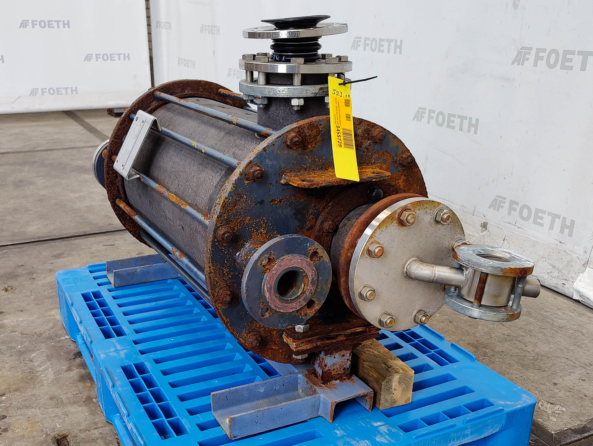 Maschine: GAB NEUMANN N-B-2.0 - Shell and tube heat exchanger Gewürze